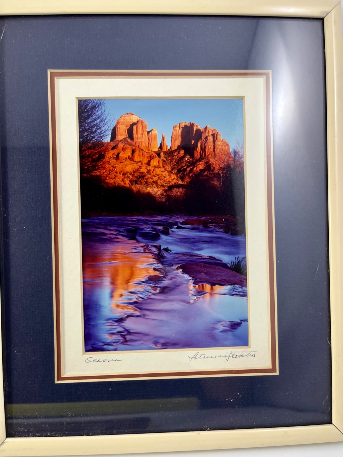 Vintage Set of 3 Patricia Stanton Sedona Photographs 2 Framed Wall Art
