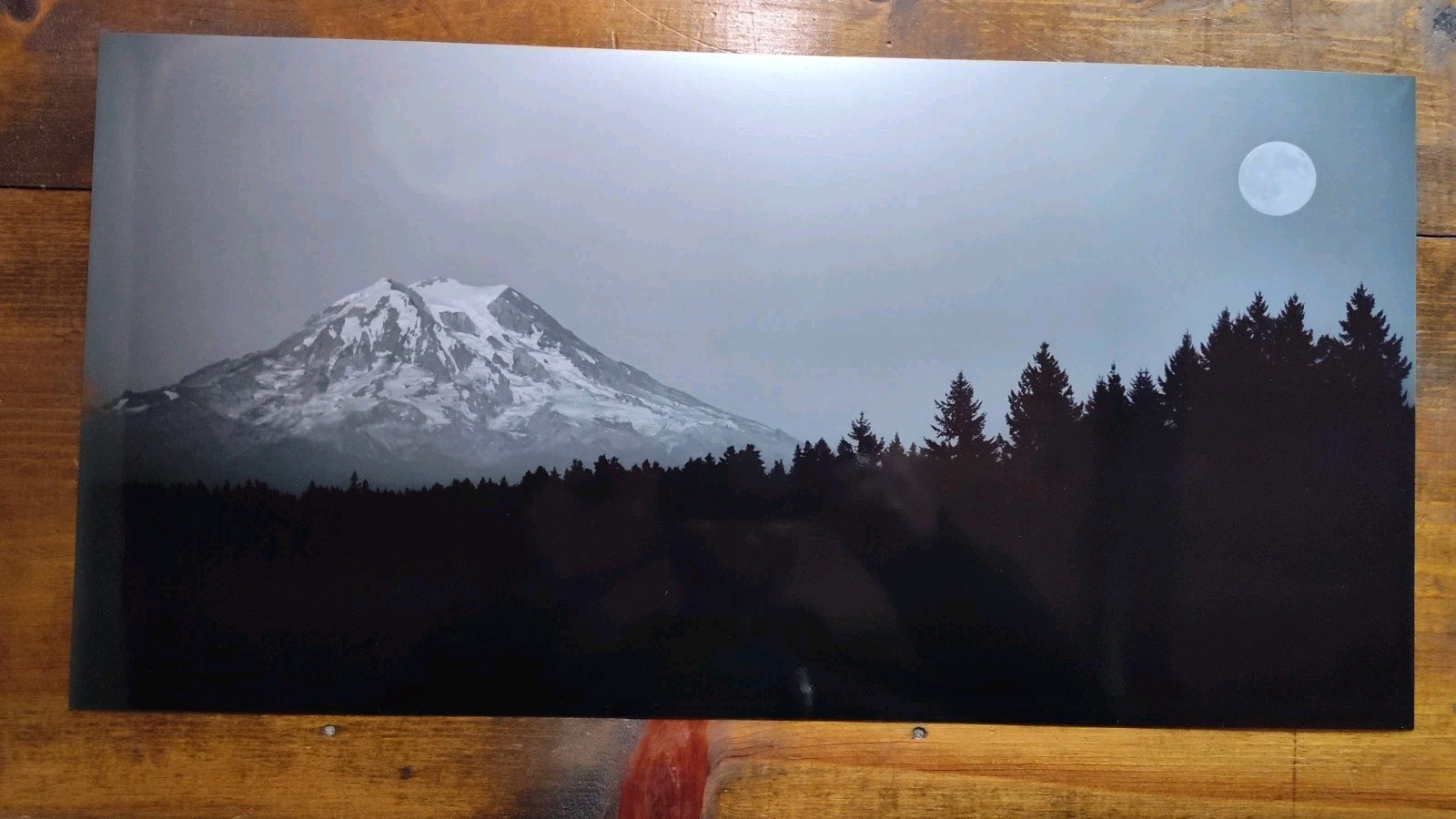 Mt Rainier Full Moon/Print 5/10