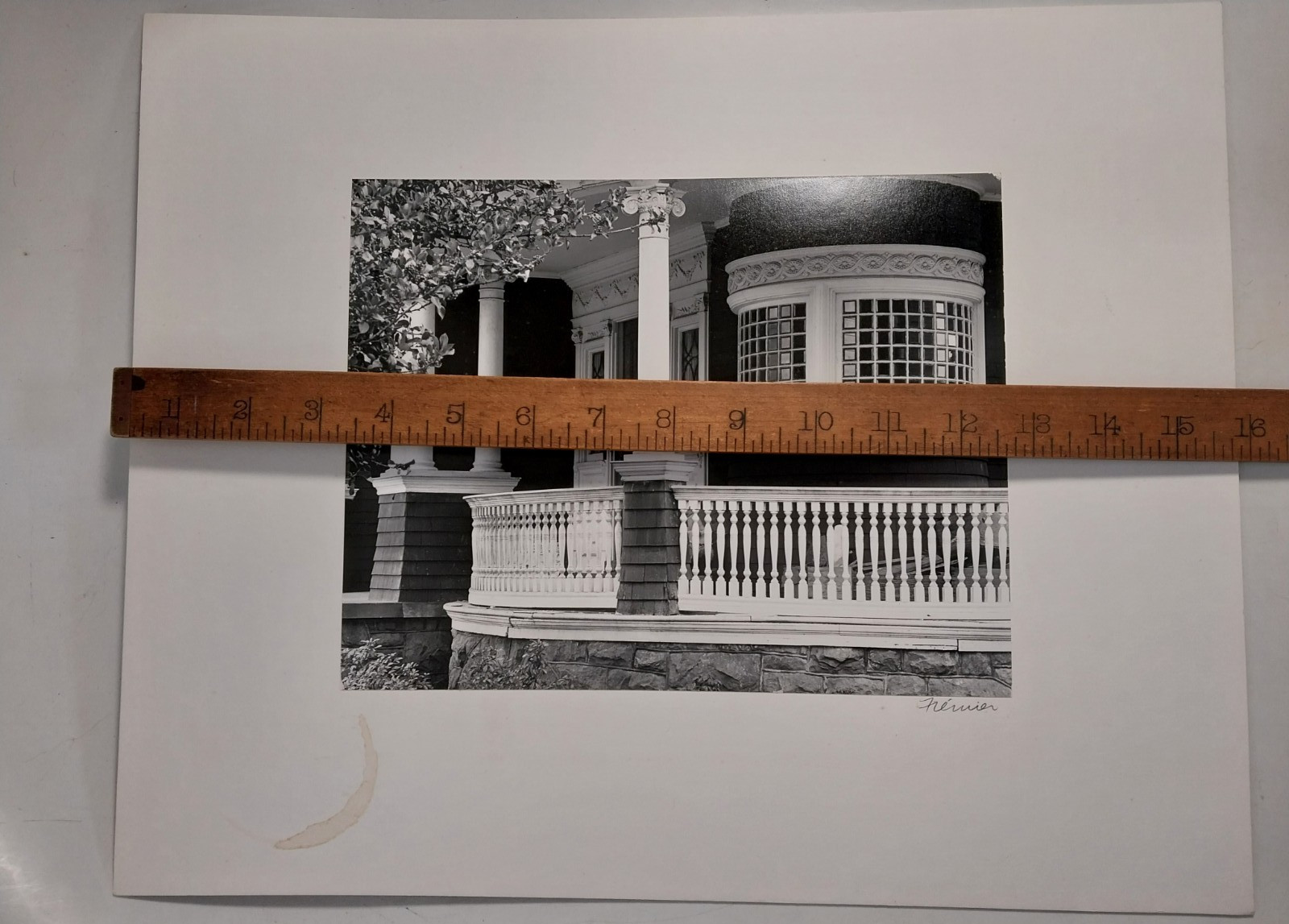 Roger W Fremier (1939-2011) 1988 Photograph Victorian House Porch Watsonville CA