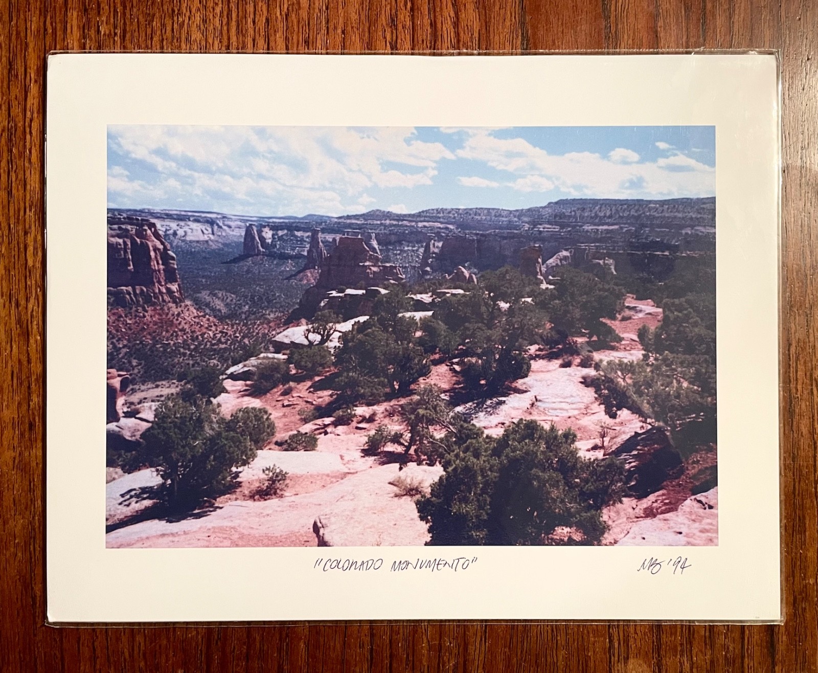 Original photographic print “Colorado Monumento” by Michael Blumenstock