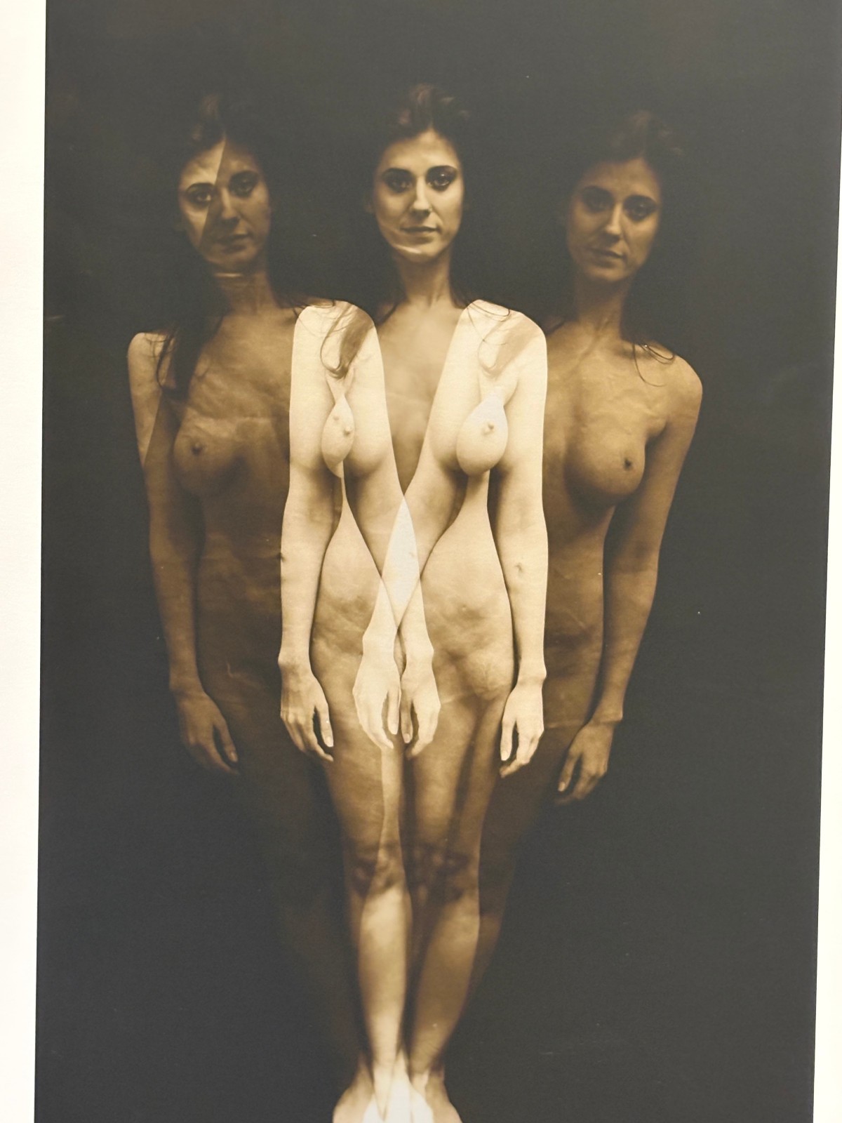 Three Woman Montage-Archival Digital Pigment Print Photograph-80s-Mark Bugzester
