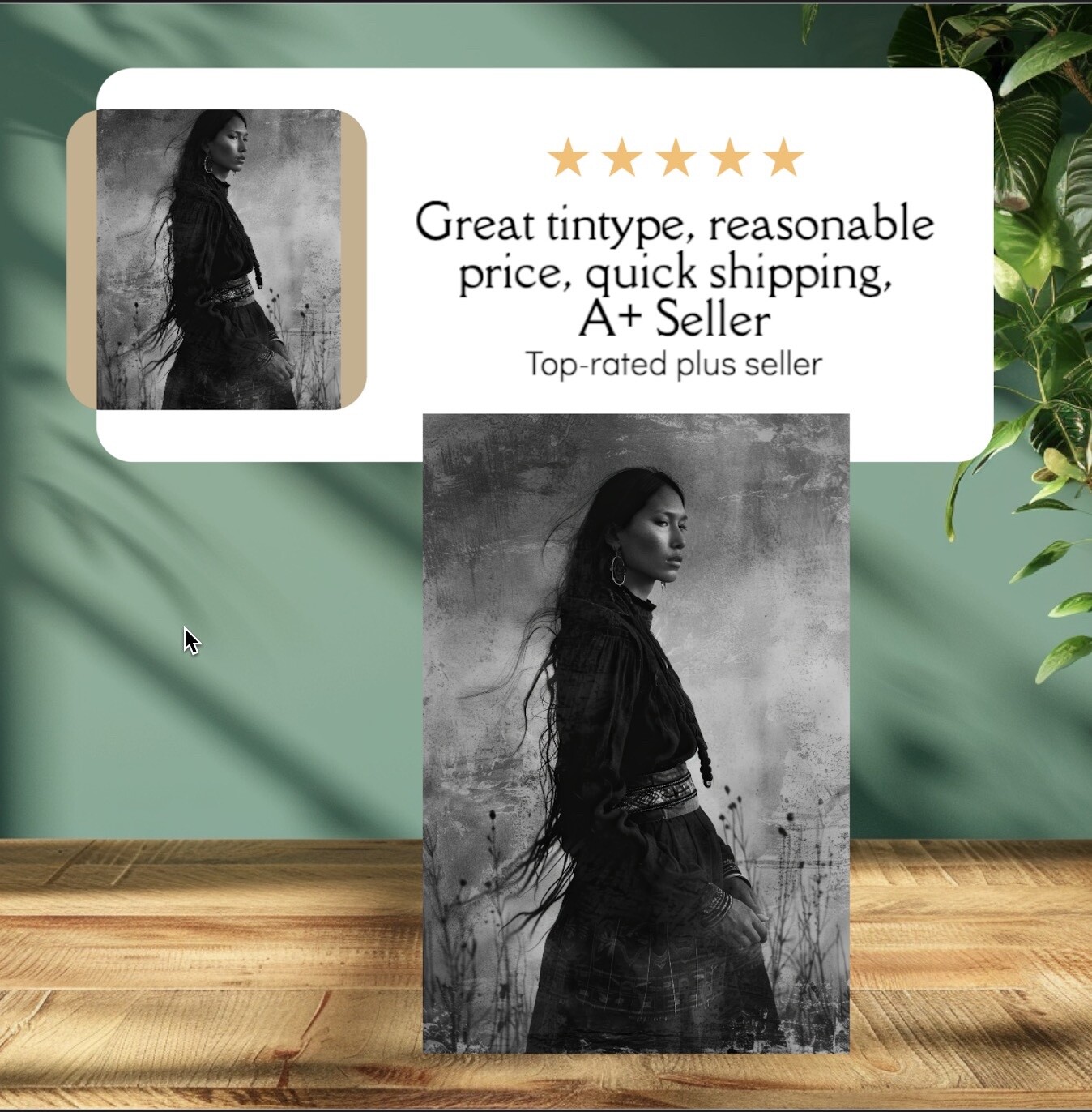 Native American Tintype Limited Edition Museum Series C00149RP