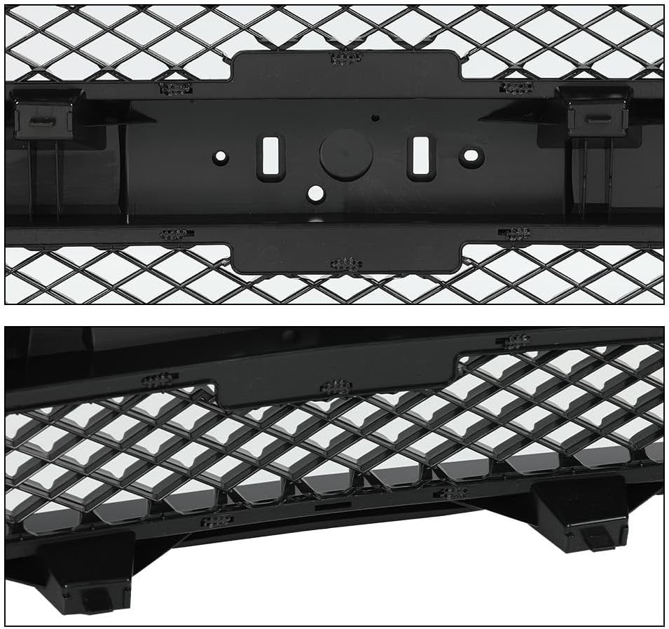 Front Bumper Mesh Grille Insert, Black