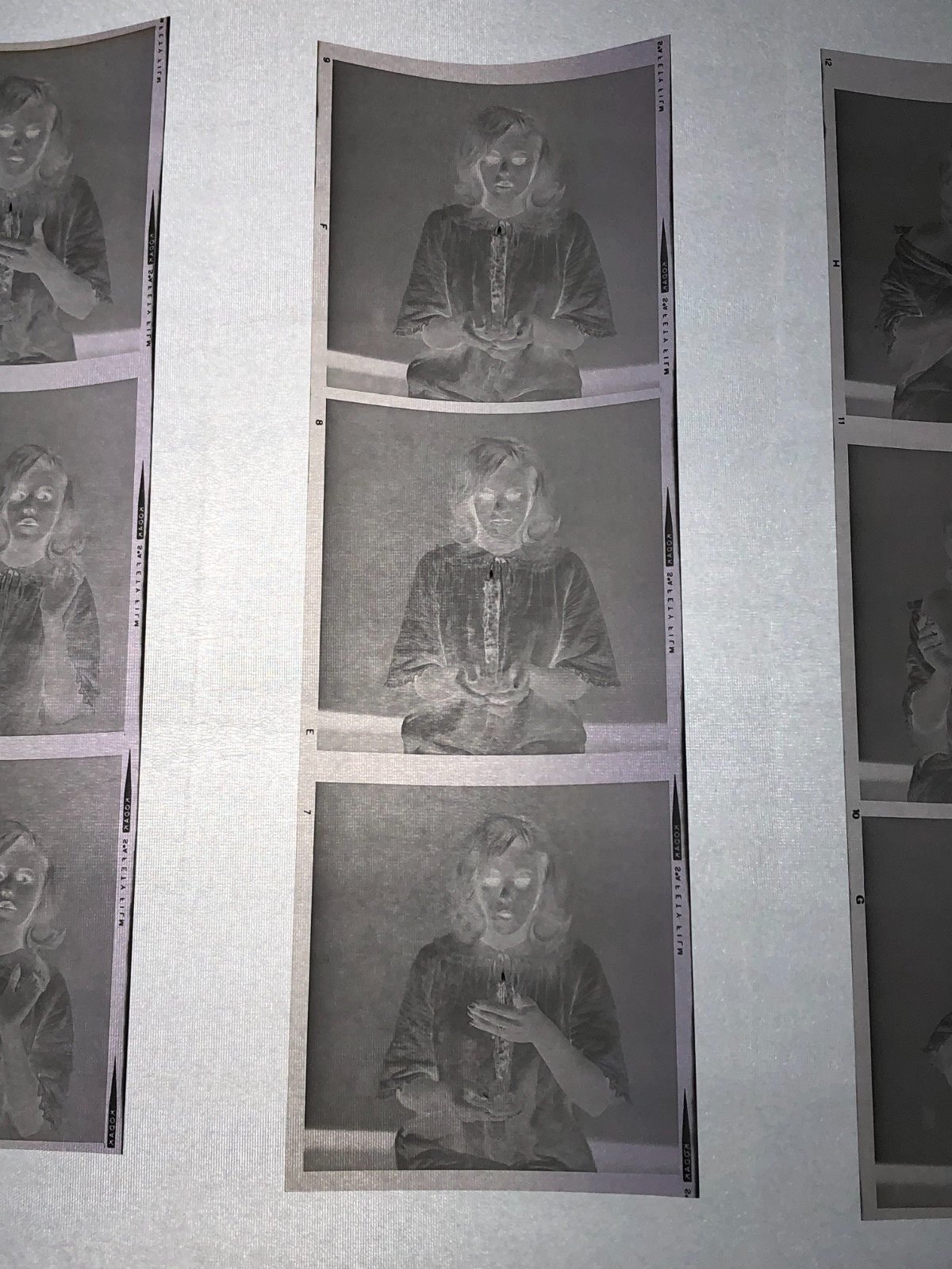 NEWLY FOUND Hendrickson PHOTO Contact Sheet Proof & Negatives MARILYN LOOK-ALIKE