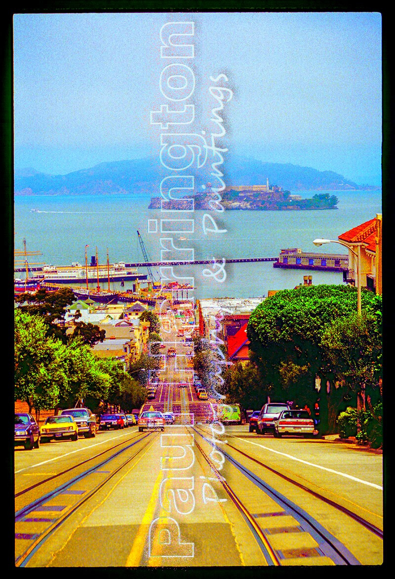 California San Francisco Bay Alcatraz Island Hyde St Cable Car Fisherman’s Wharf