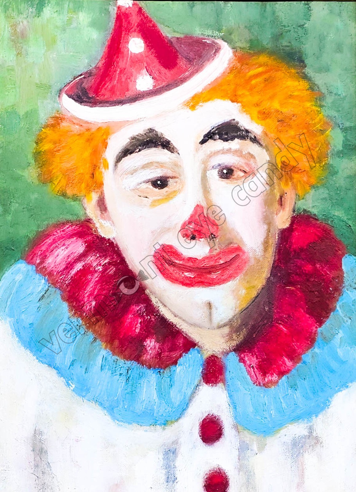 Circus Clown Wall Art DIGITAL DOWNLOAD JPG Scary Horror Print at Home