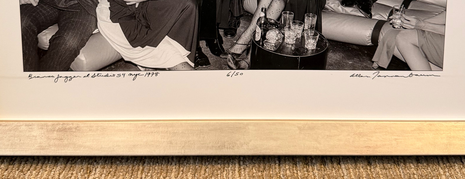 Allan Tannenbaum – Signed Limited Edition Bianca Jagger Studio 54 Photo 6/50