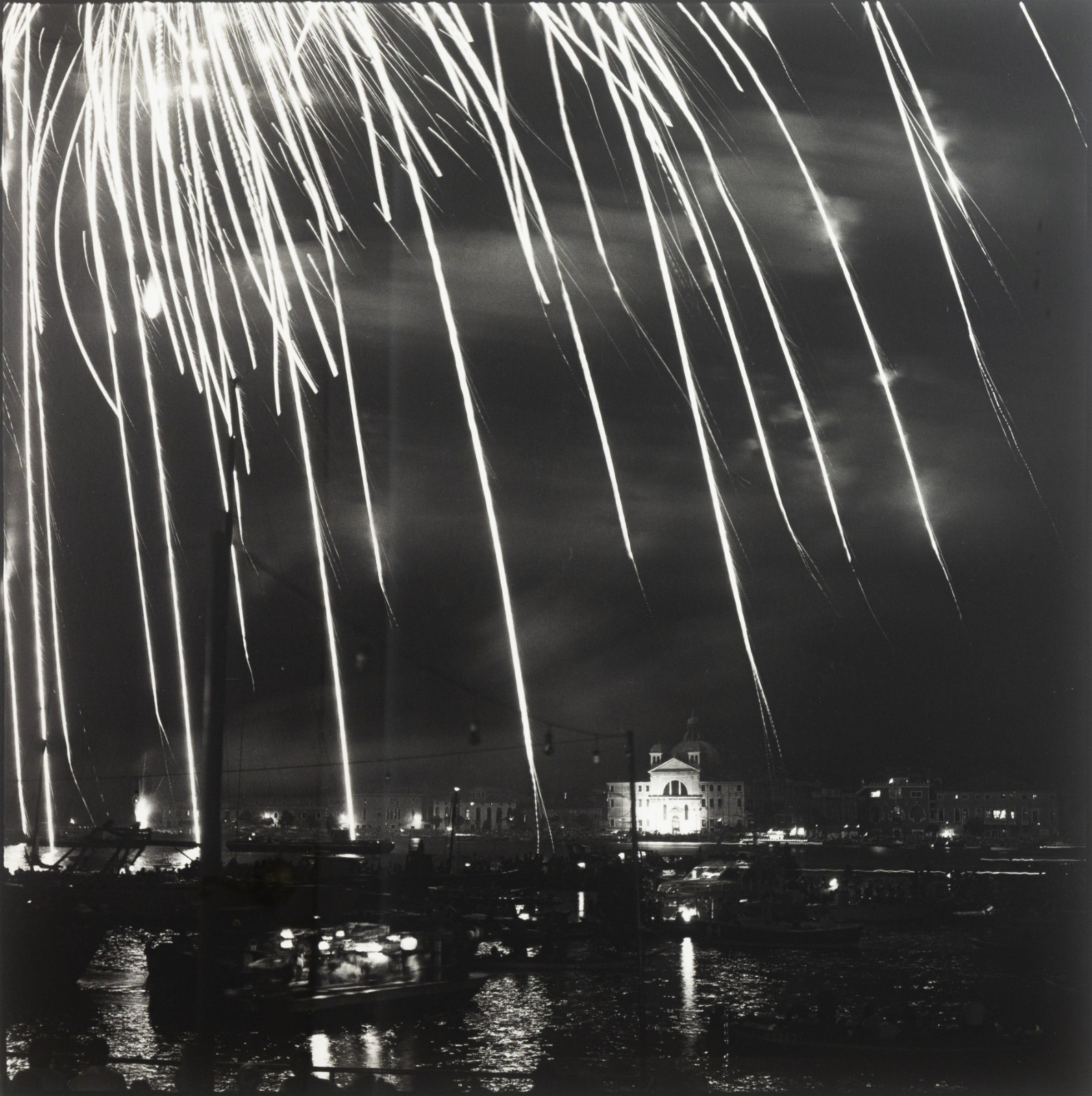 Bruce Cratsley – Venice Fireworks, 1982 Selenium-Toned Gelatin Silver Print