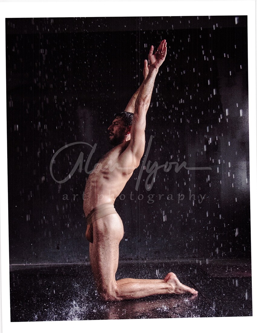 11 X 8.5 Alan Lyon Original Male Photo gay interest (4) rain dance 2 Alex