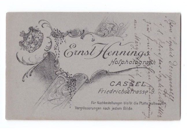 CDV Photo Circa 1900, Young Woman, Nurse, Cassel