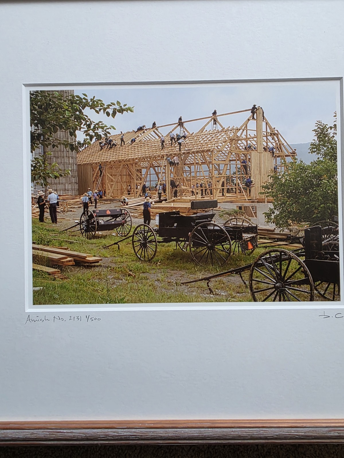 Bill Coleman Amish Photography Framed w/ Authenticity Certificates Set Of 3