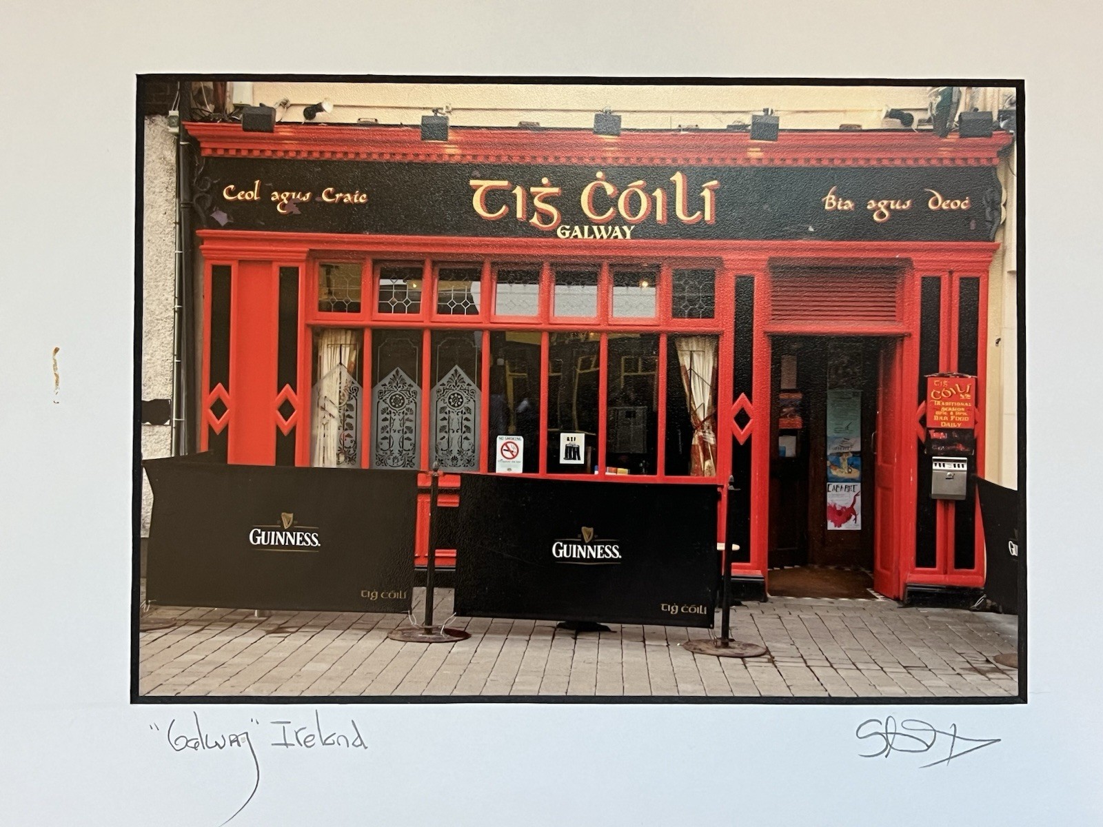 Travel Photography – Tig Cóilí Pub, Galway, Ireland Print