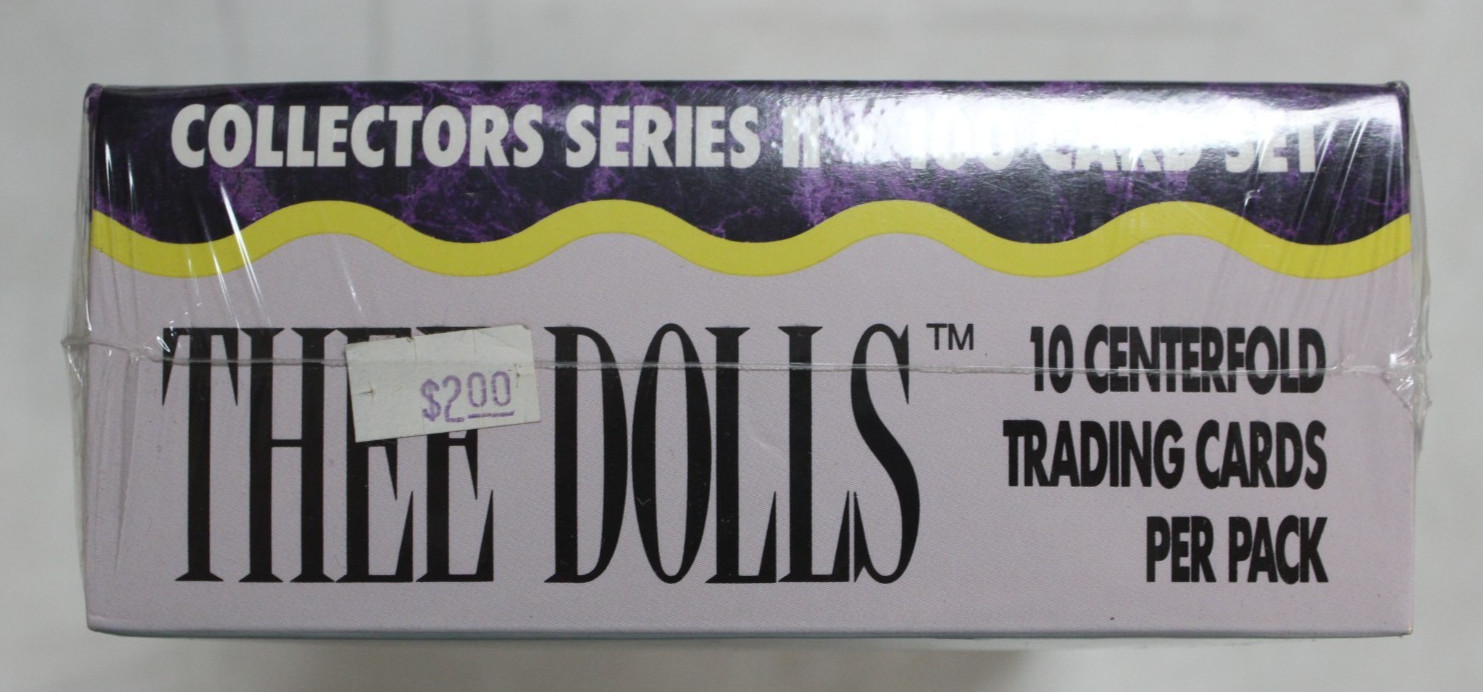 Thee Dolls Collector’s Series II Adult Trading Card Pack Box Sealed
