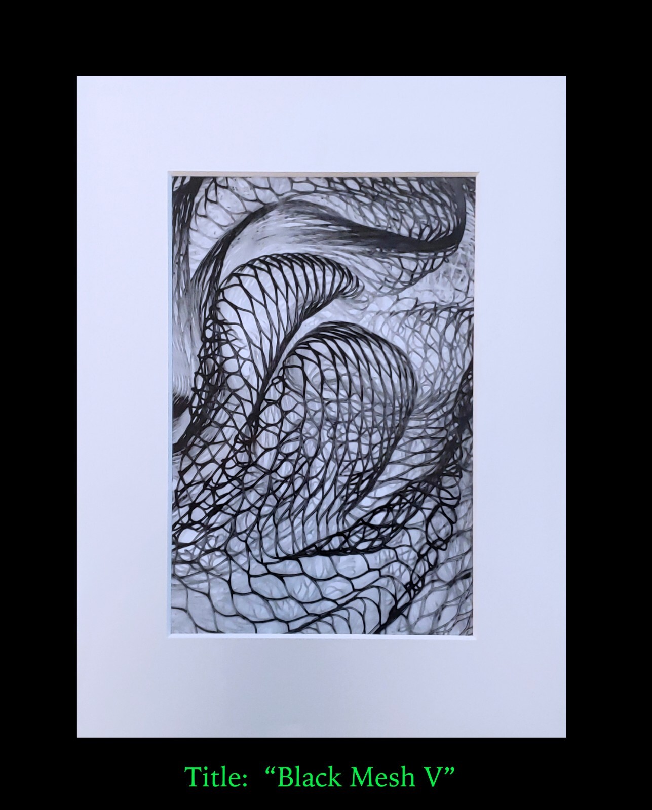 matted photograph, 5″x7″ print, mounted 3/16″ foam with 8″x10″ single white mat