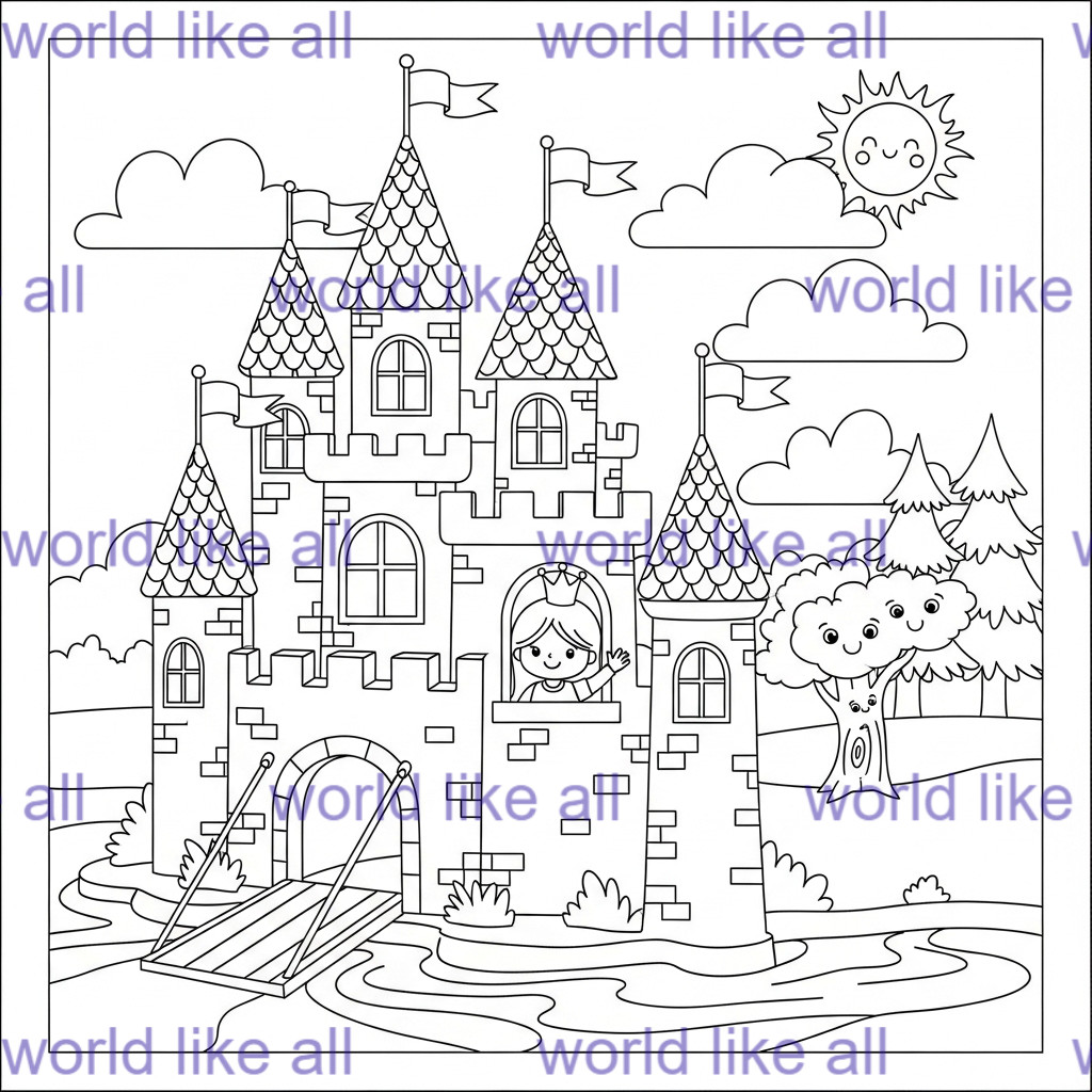 68 Kids mix Coloring Pages Printable Bundle | Digital Download