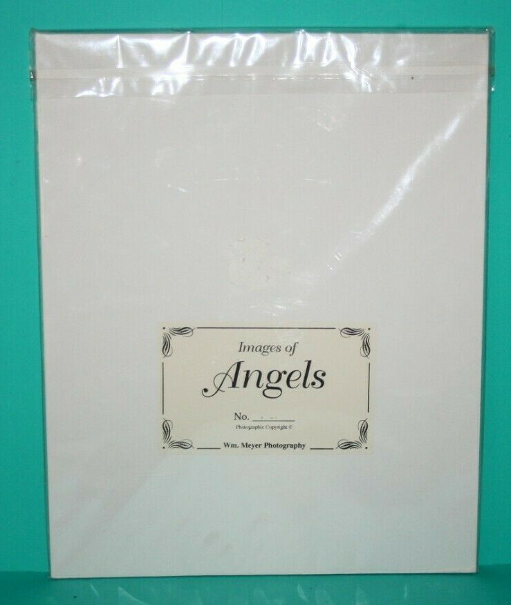 Wm. Meyer Photography Images of Angels Black & White Print w Double Mat Signed