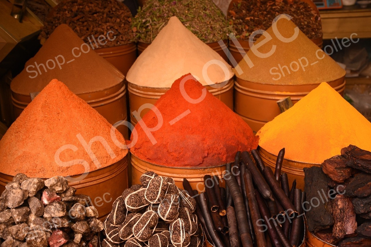4 photos JPG Moroccan Kasbah, Spices, Handcrafted traditional Culture tagine