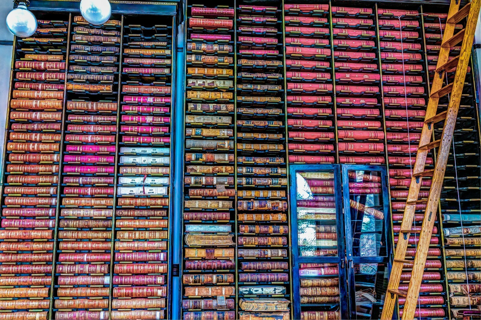 Pulaski Tennessee Courthouse Record Books 12 x 18 Picture HDR Fine Art Print