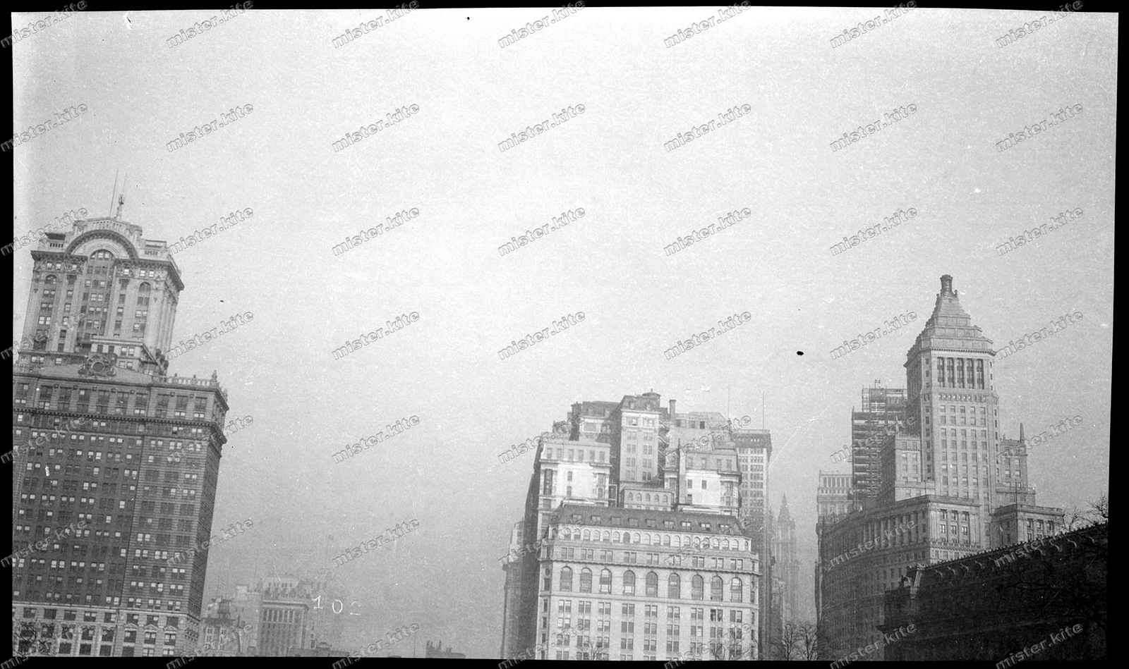 Vintage-Negative-Manhattan-New-York-USA-Broadway-Standard Oil Building-1920s-2