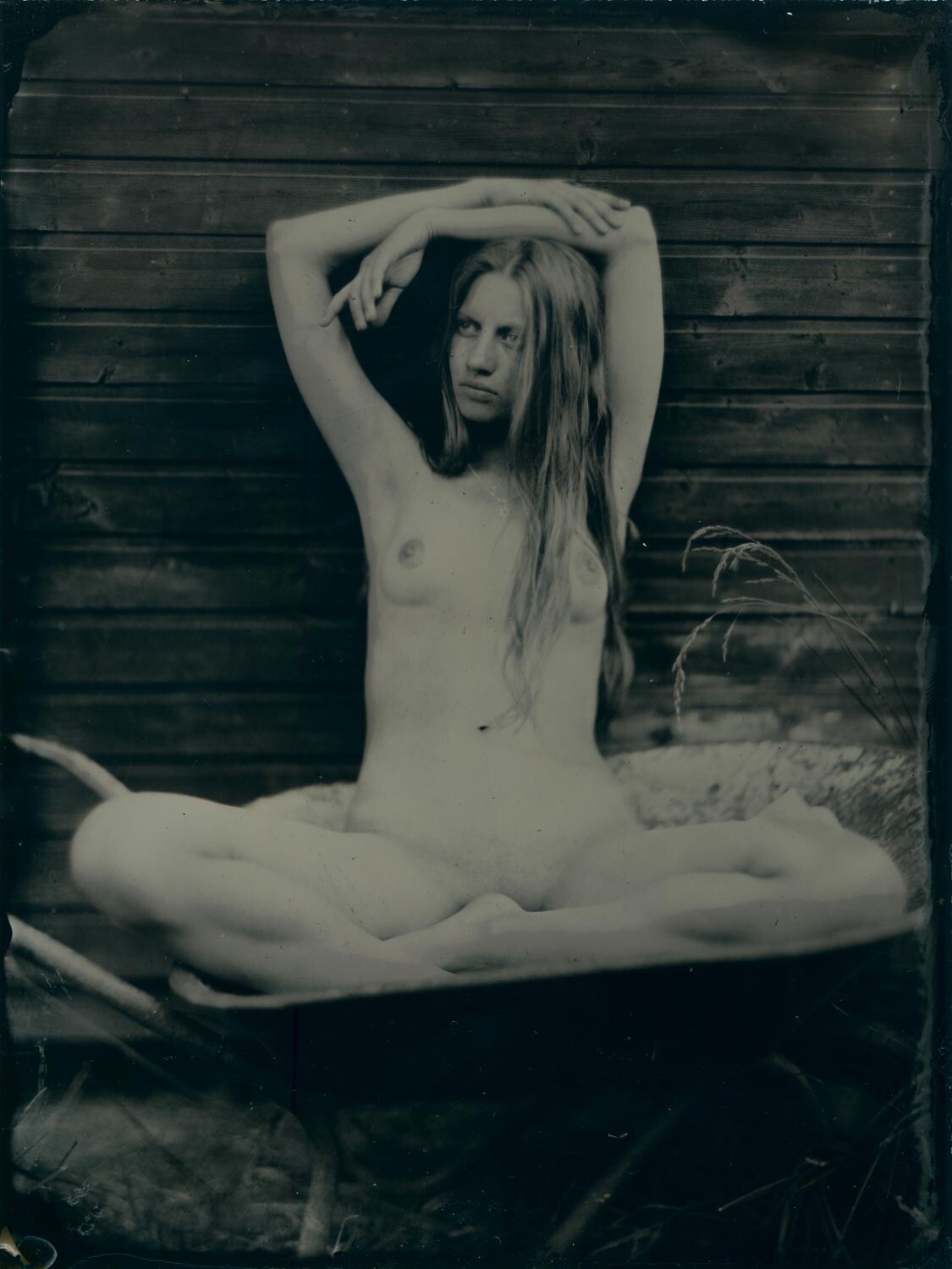 Original ART Nude COLLODION WETPLATE 18x24cm (8×10″) 013