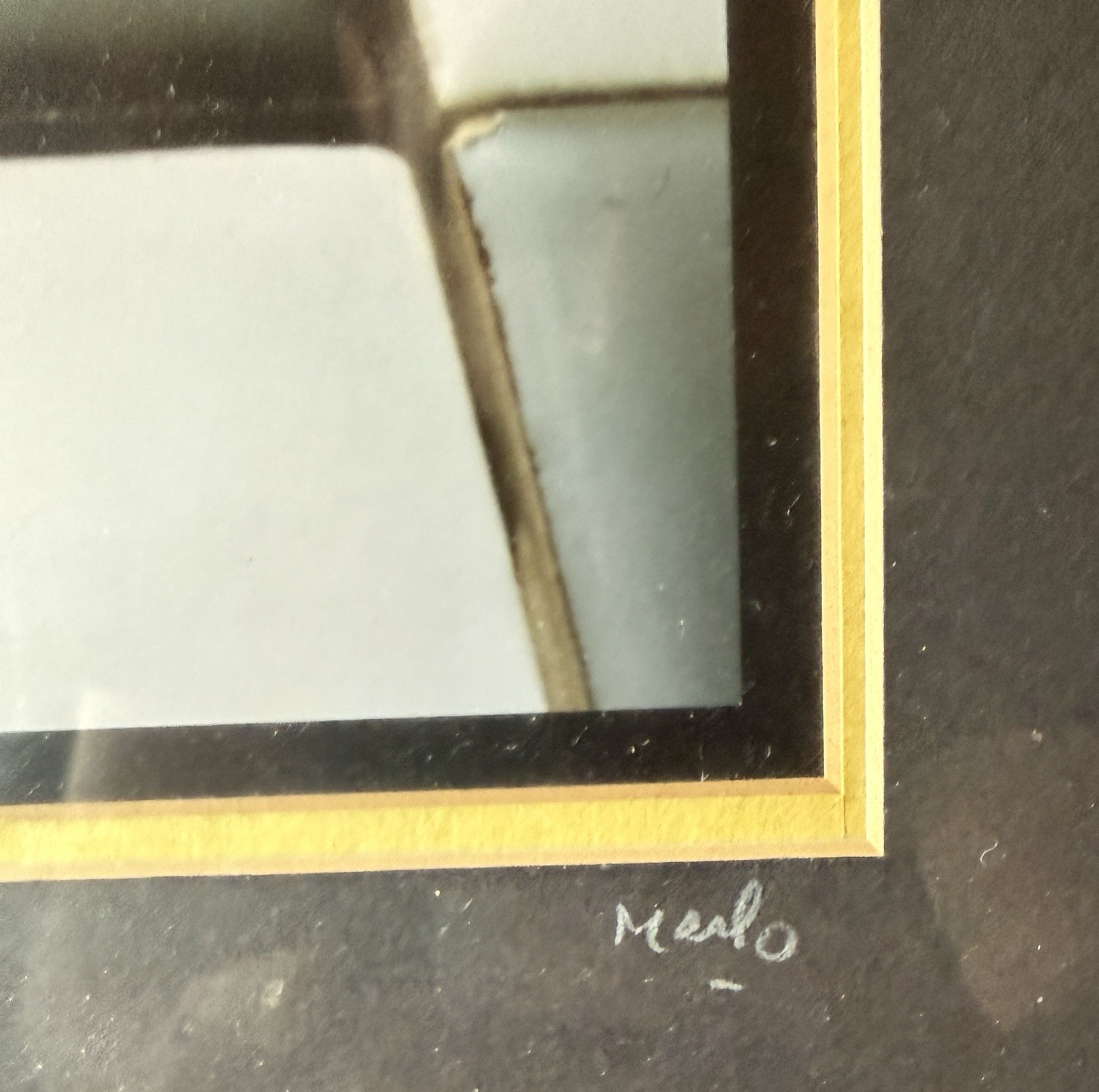 Robert Allen Merlo Signed Photograph “Still Life” Vintage Framed Art 20″ Wide