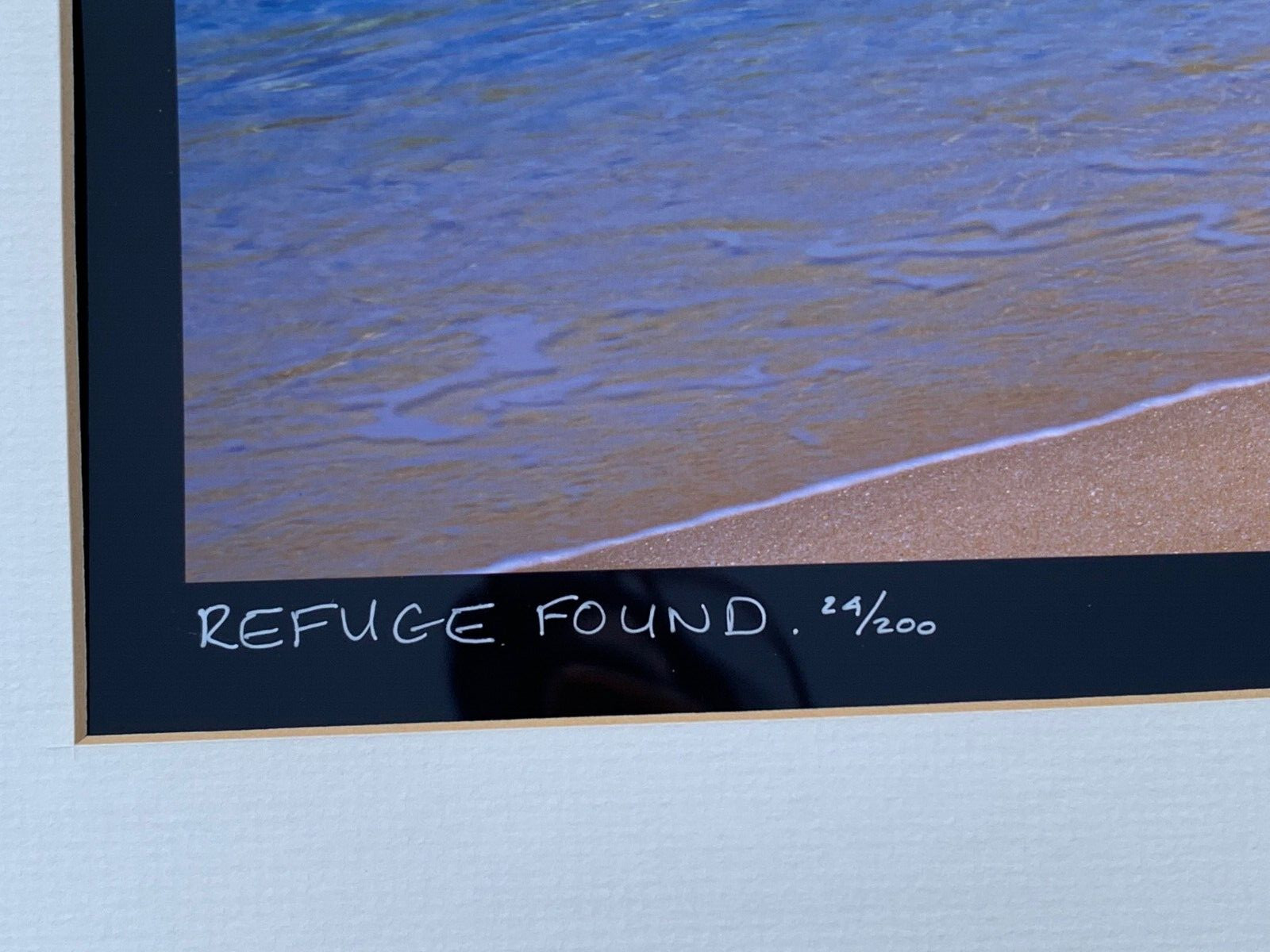LARGE KEN DUNCAN SIGNED PANORAMIC PHOTOGRAPH REFUGE FOUND SEASCAPE AUSTRALIA COA