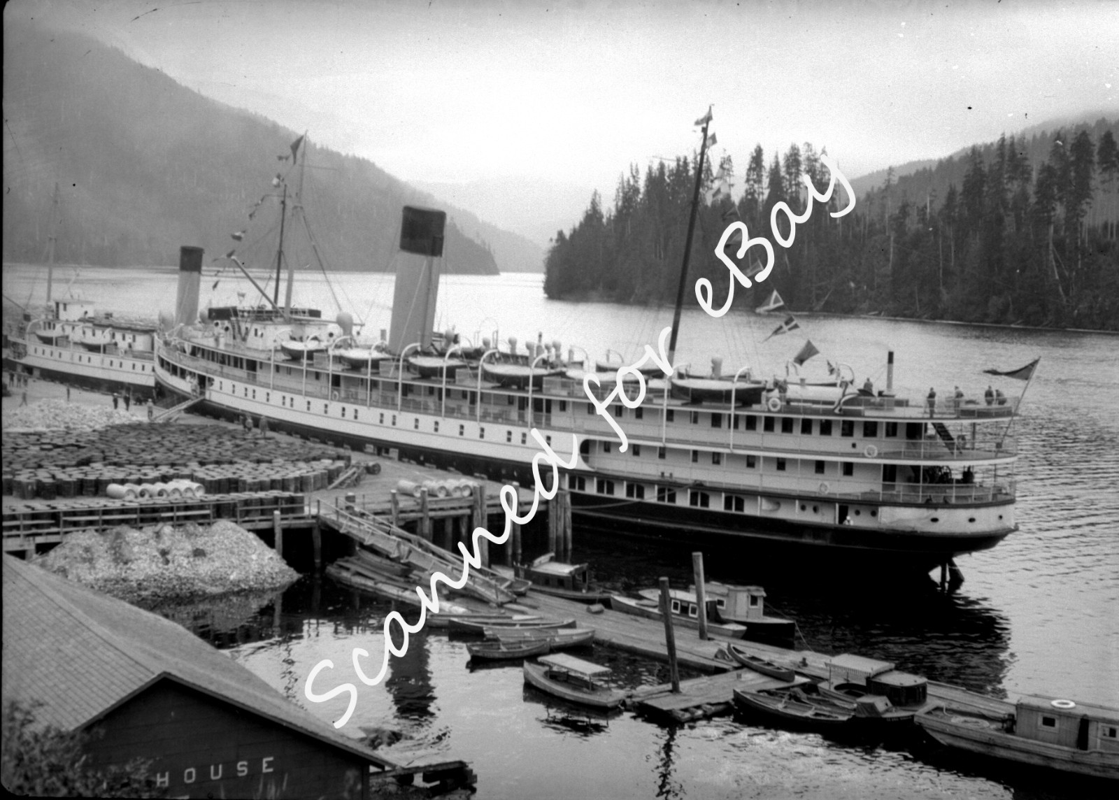 BRITISH COLUMBIA LOGGING CEMENT 1928 100 ORIG NEGATIVES IN ALBUM CANADA PEOPLE
