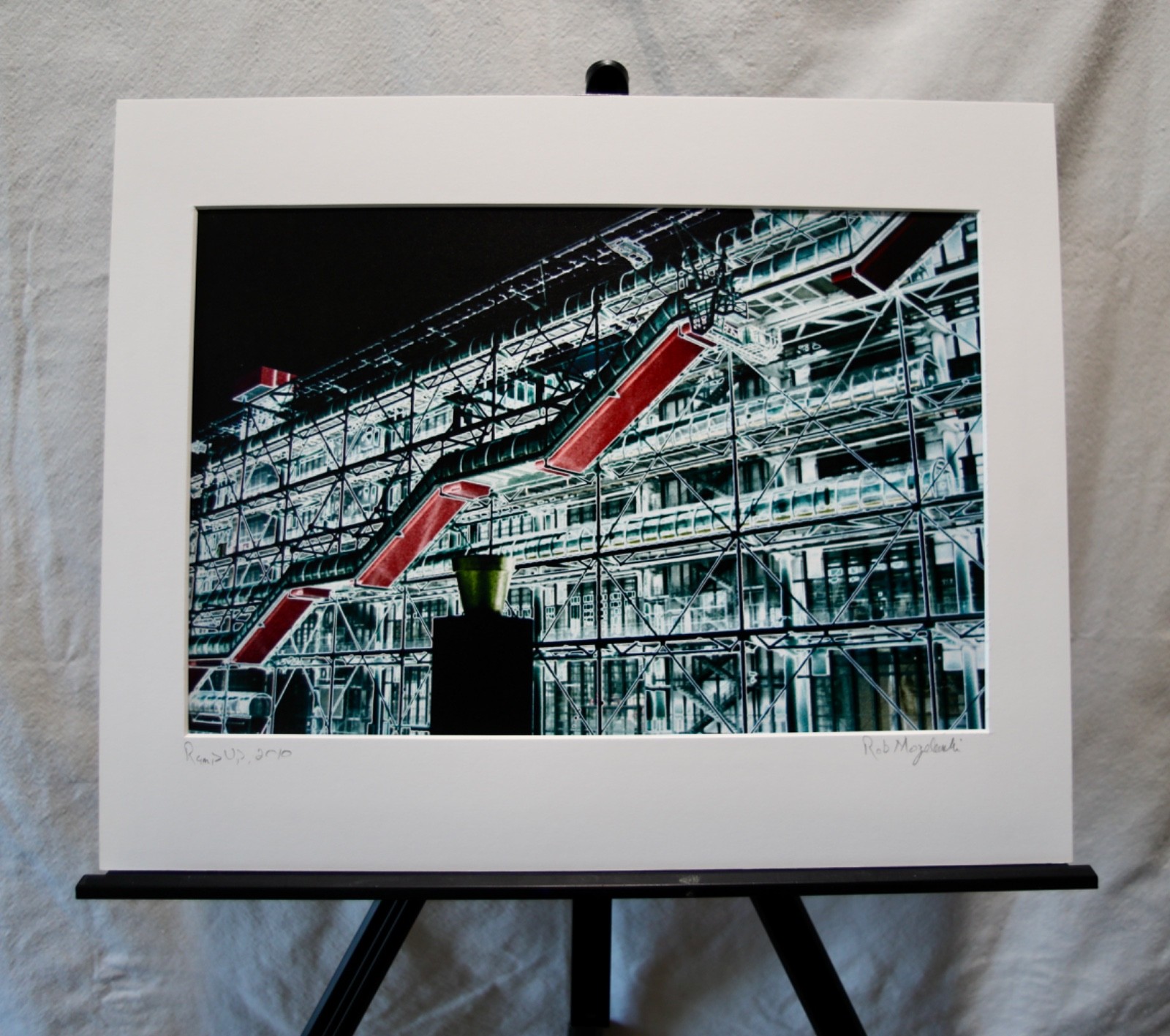 Original Photography Art Print “Ramp Up”, Pompidou, Paris