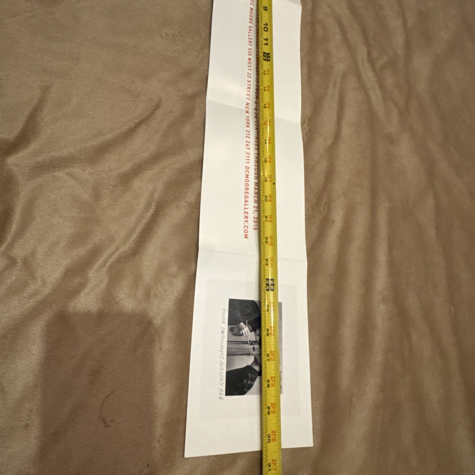 Rare 2015 Duane Michals Photographs Anthony Red Art 5 1/4in X 7 3/4X 30in