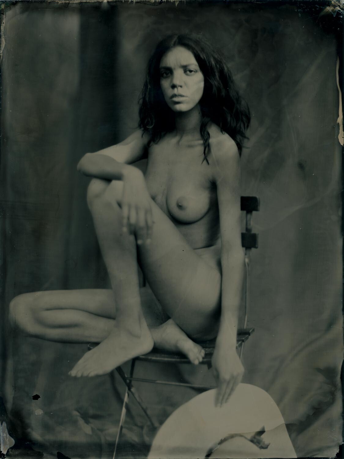 Original ART Nude COLLODION WETPLATE 18x24cm (8×10″) 019