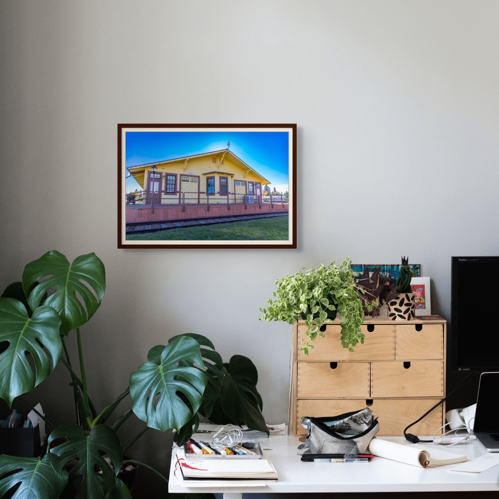 13×19 Fine Art Photography Print – Westcliffe Station – Archival Photo Paper