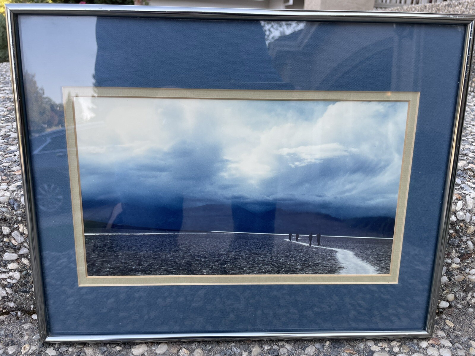 BADWATER Landscape Death Valley Pinole Camera Club Silver Framed 11”x 14” 1988