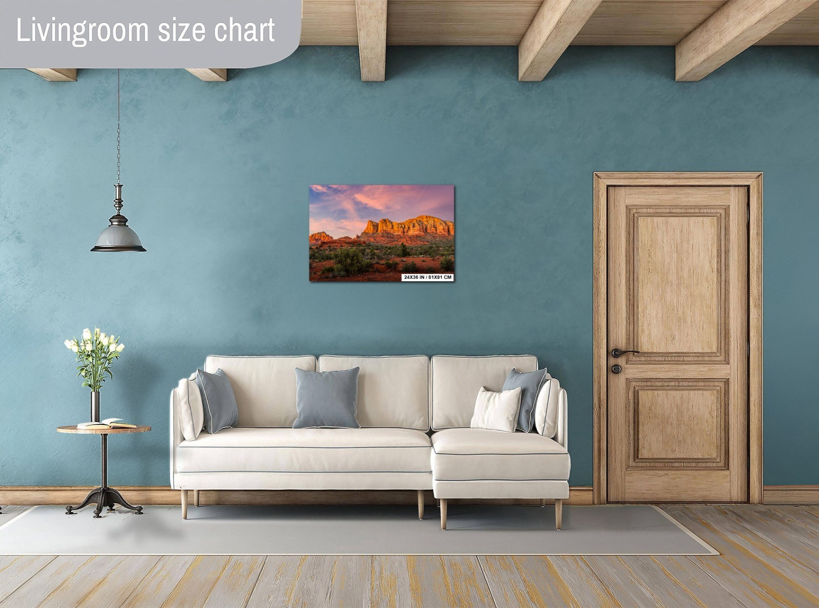 Sedona Arizona Red Rock Crossing Photography Wall Art Home Decor