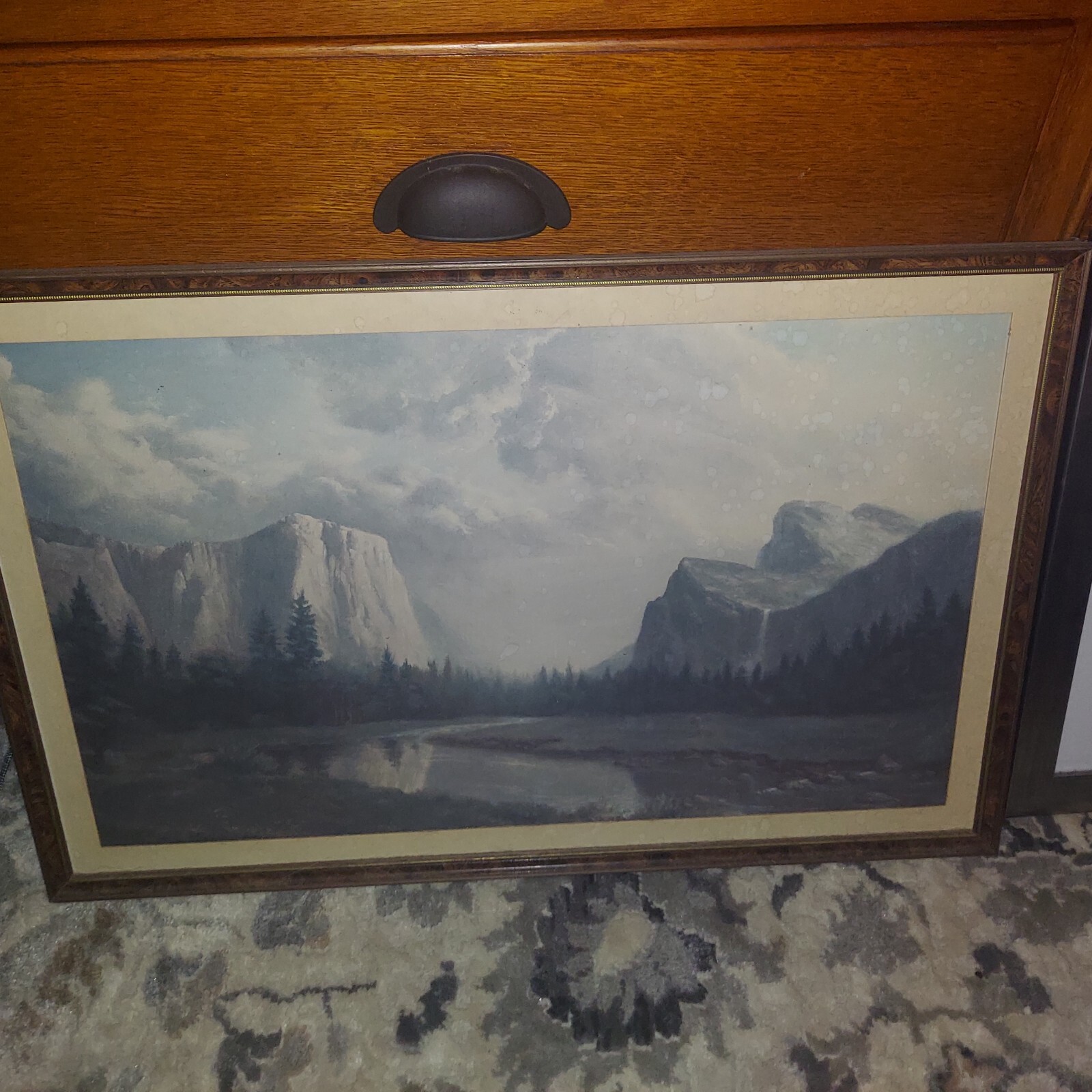 JIMMY CHIN Yosemite Sunset After The Storm Custom Framed Print L@@K Nature Photo