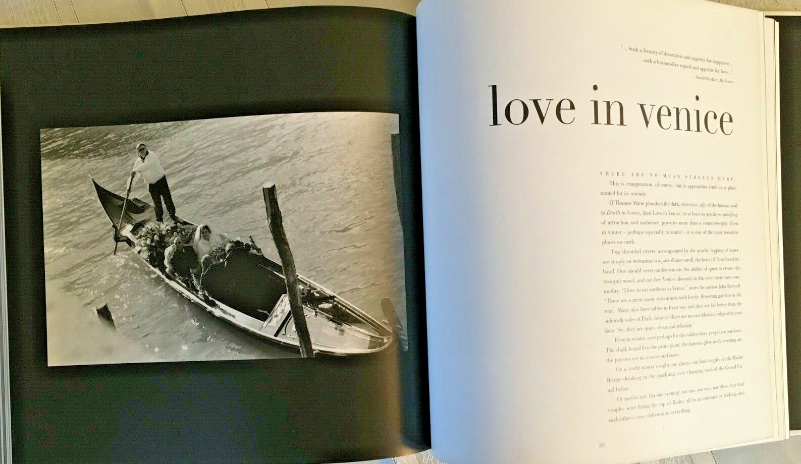 Serenissima: Venice in Winter, Van Riper & Goodman photographer, 1st Edition