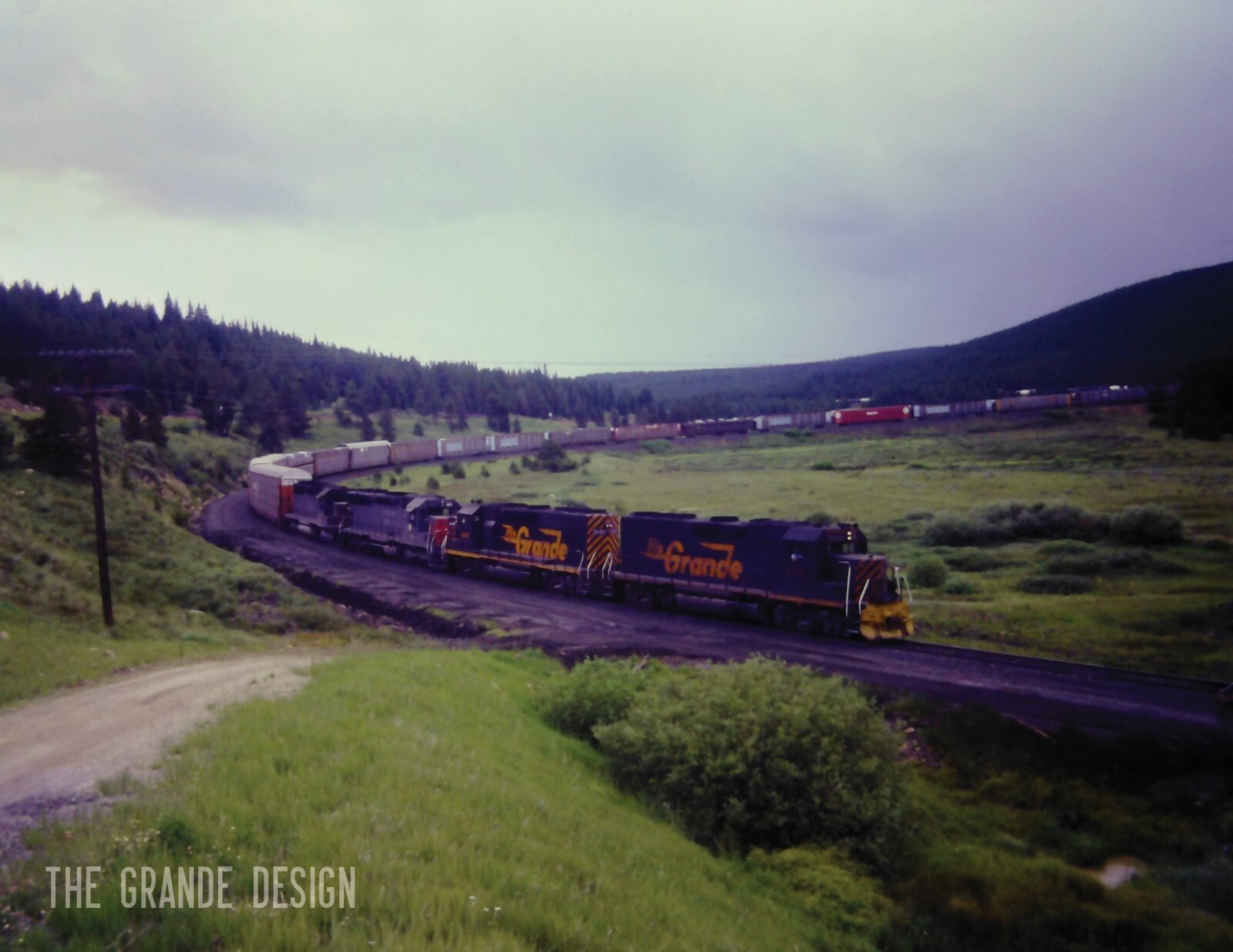 Rio Grande Tennessee Pass 8.5″ x 11″ Photograph Print at Glenwood Canyon CO 1985