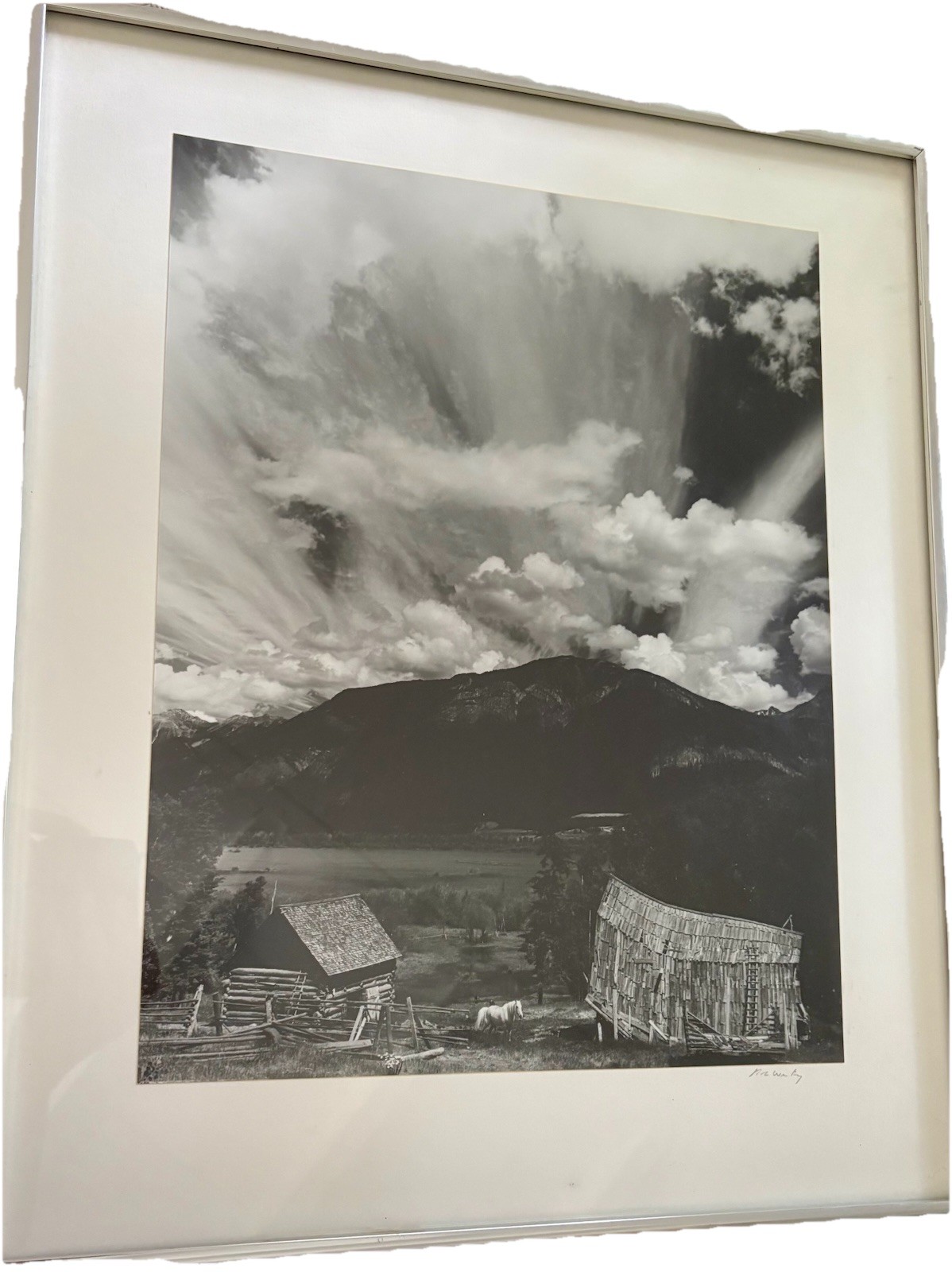 Robert “Bob” Werling -Thunderstorm, Canada -Signed 18 X 14” Photograph 1976