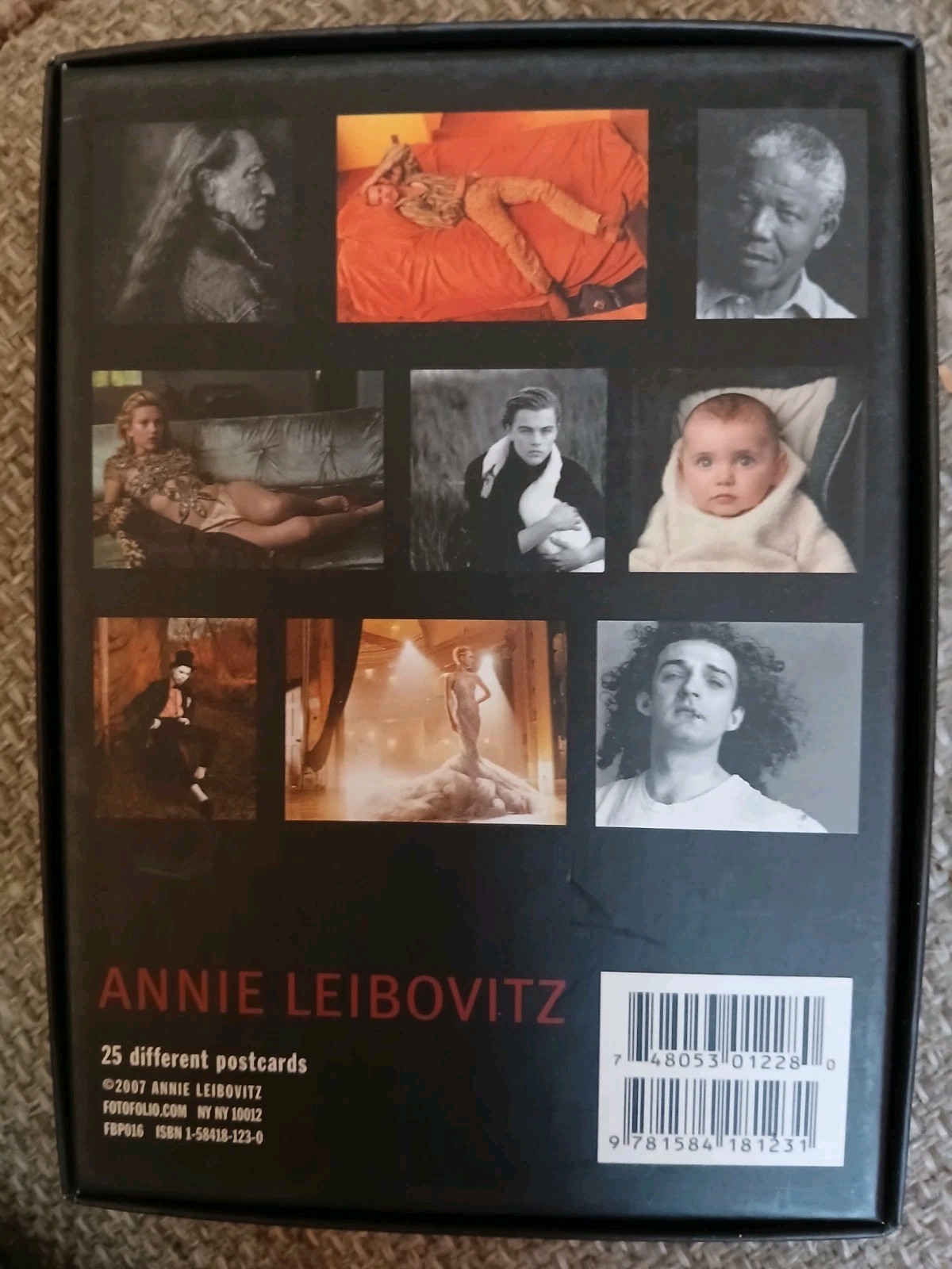 Annie Leibovitz Postcard Box Set 25 Different Cards Fotofolio 2007 VGC