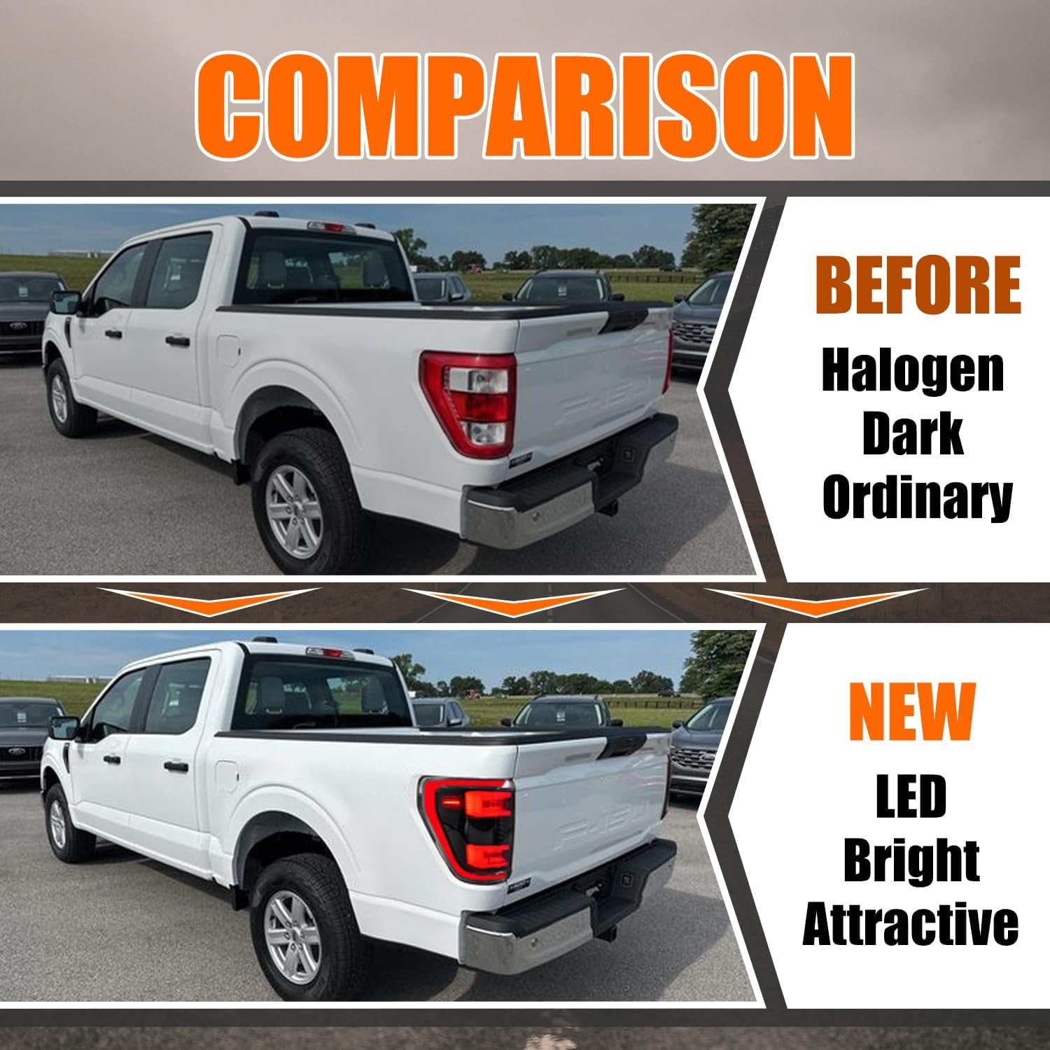 LED Tail Lights for Ford F150 2021-2023 Taillights Assembly [Only Fit for F-150