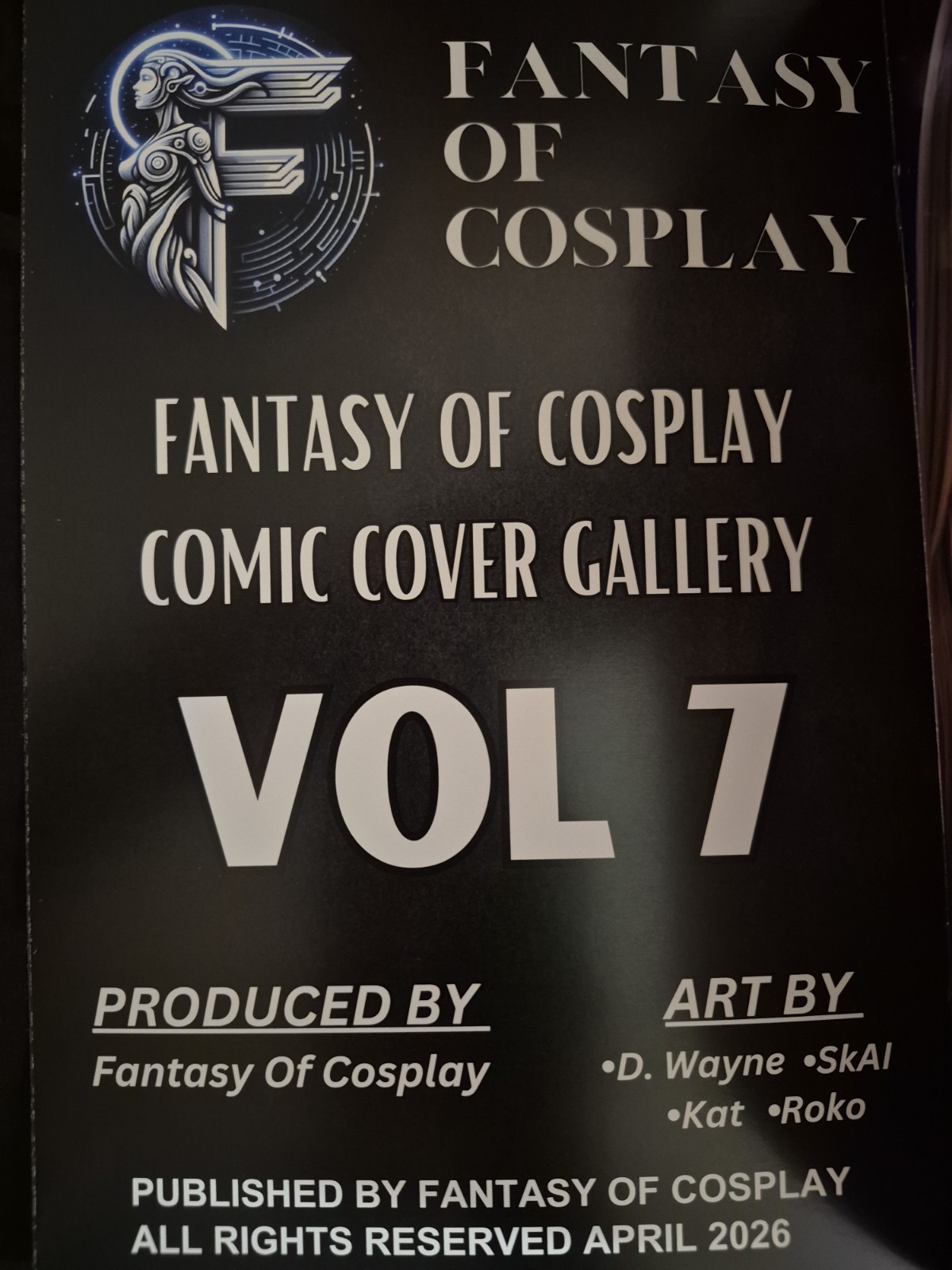 Fantasy of Cosplay Comic #7 Selene Underworld Cosplay Double VIRGIN Ltd 100