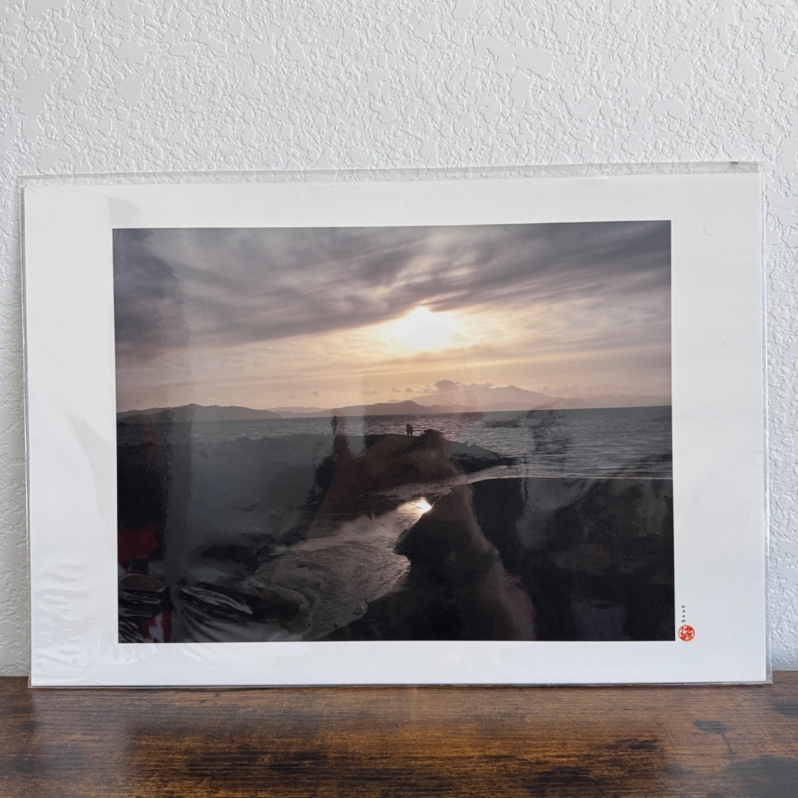 Fishing The Ocean Inlet Photography Art Print 2004 Sealed Packaging 19×13″