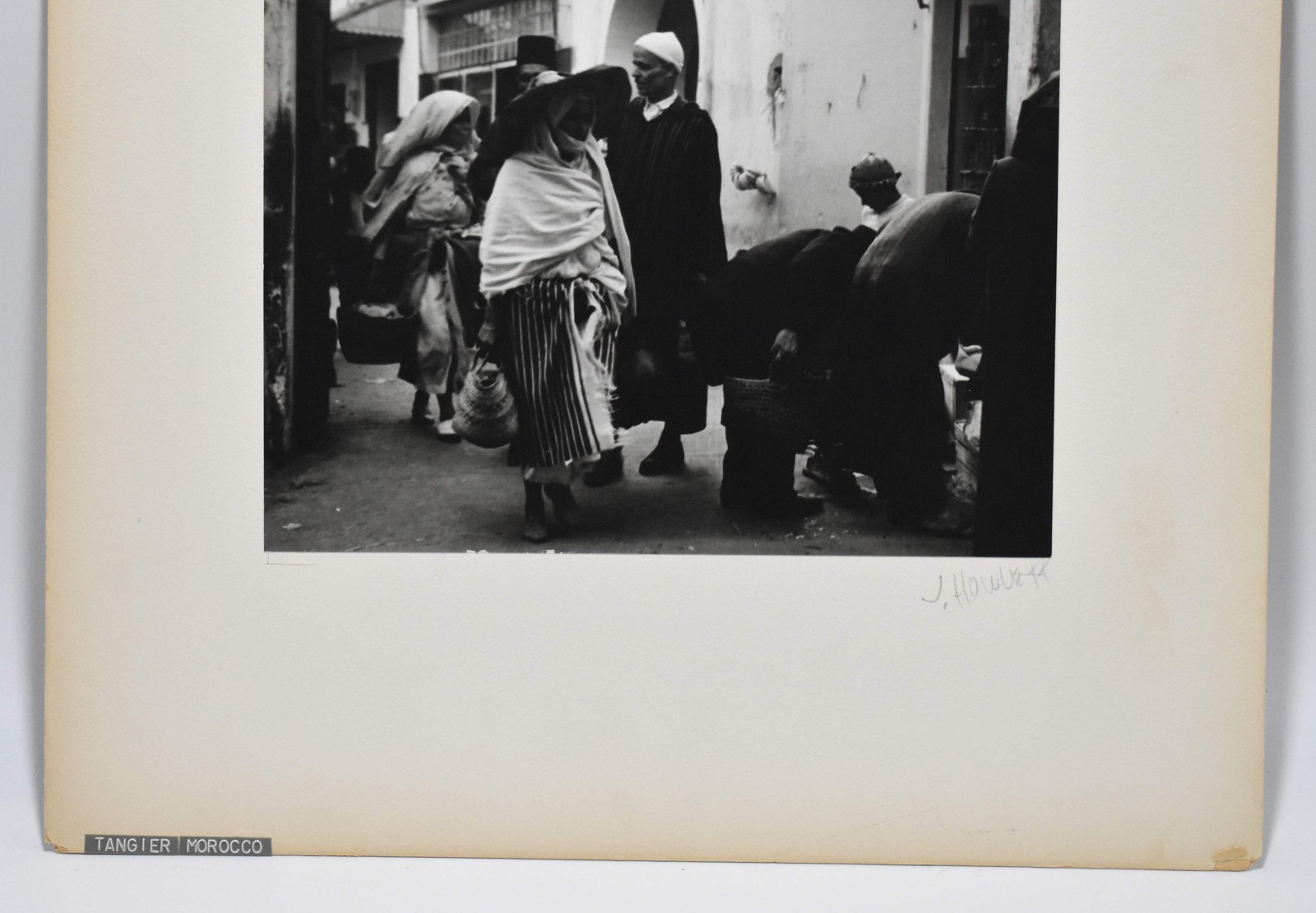 Vintage James W. Howlett Black and White Photograph, ‘Tangier Morocco’