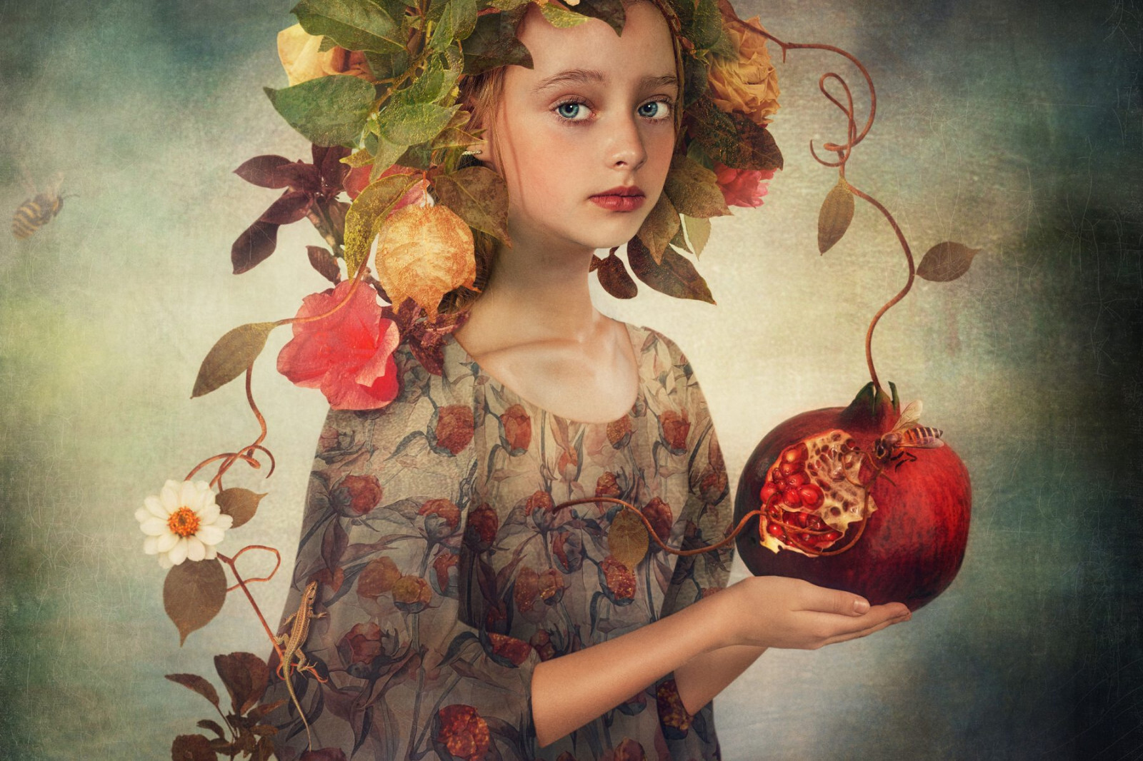 An Imaginative Folio of Six Signed Photographs – Fine Art Portraits of Children