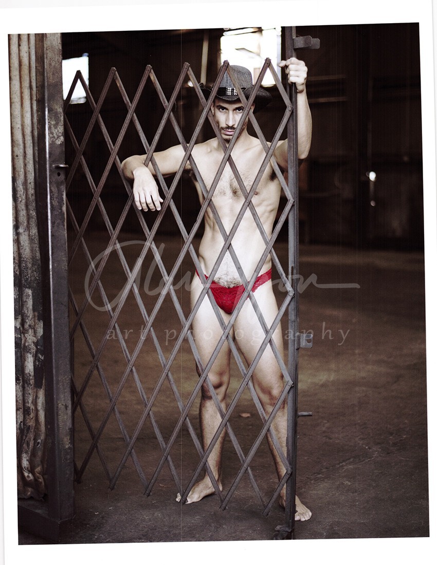 11 X 8.5 Alan Lyon Original Male Photo gay interest (1) Cow boy Mick!!