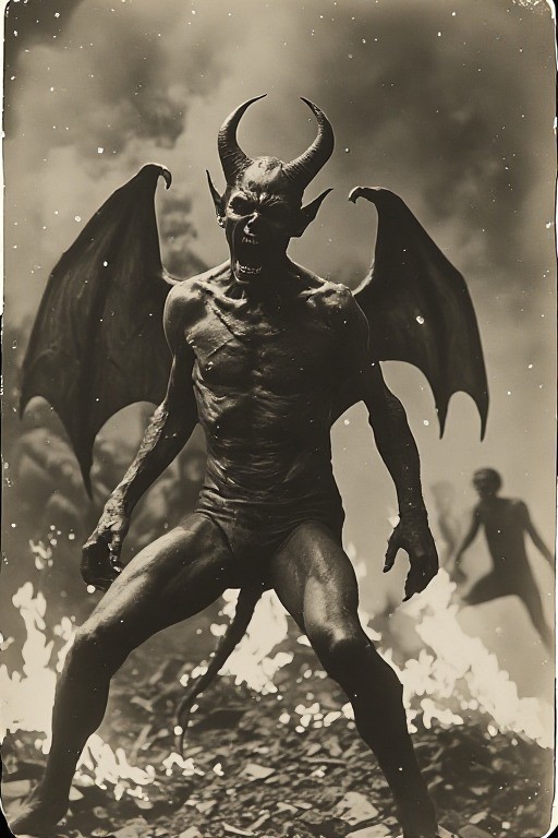 5 ~ 4X6 Glossy 666 Fine Art ‘ SATAN / HELL ‘ Photo FANTASY Set ! 2013598394