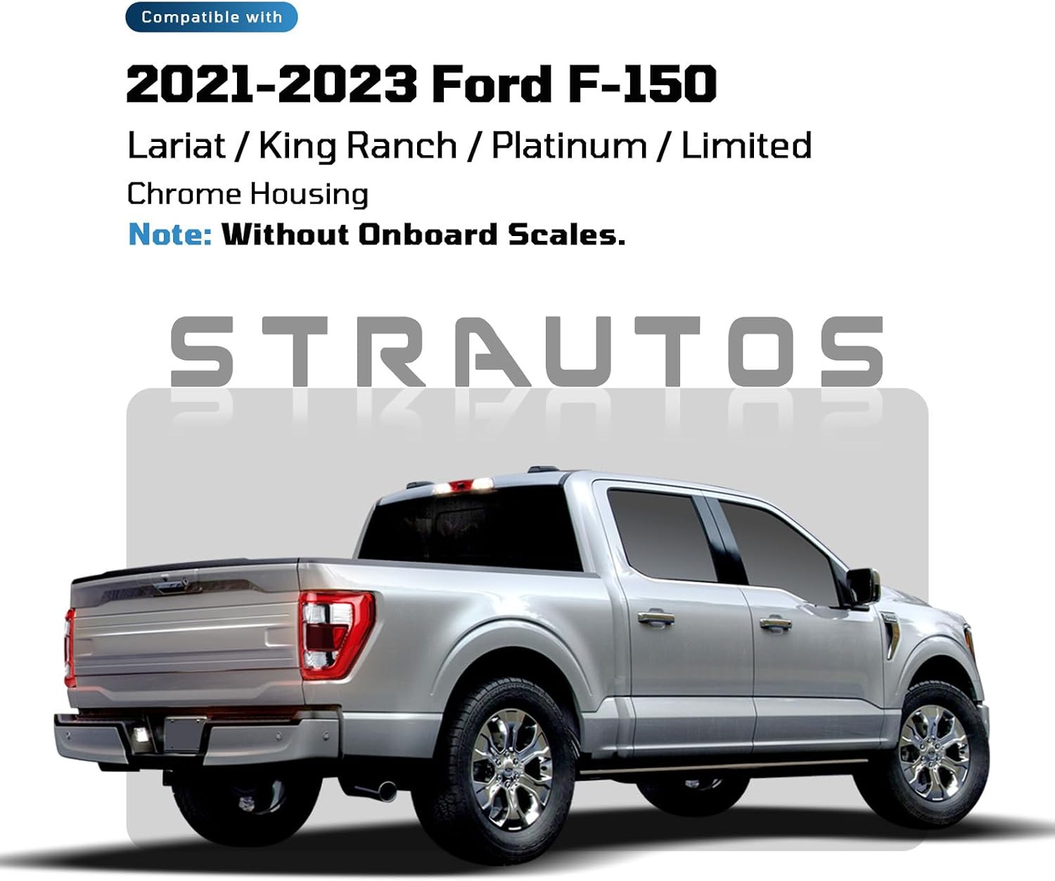 LED Tail Lights Compatible with 2021-2023 Ford F150 King Ranch Lariat Limited Pl