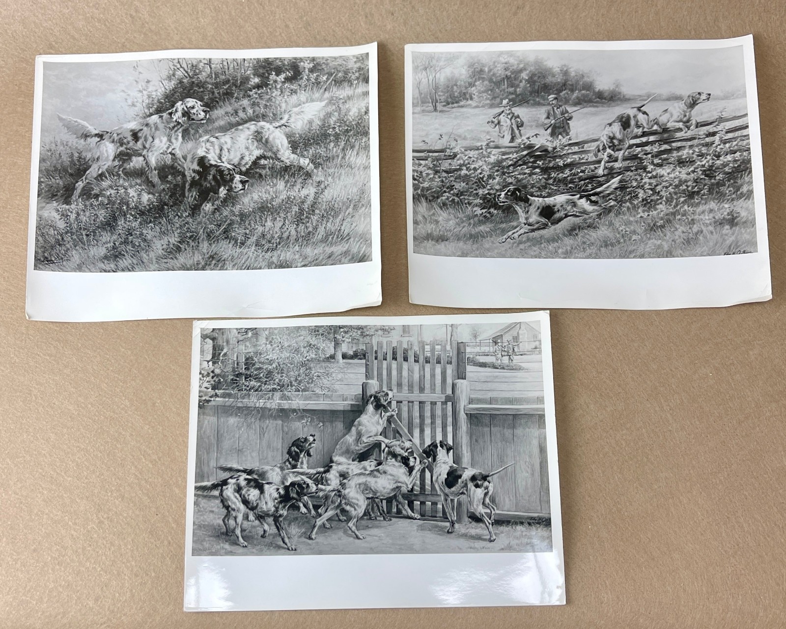 Vintage Archival Photographs After Paintings by Edmund Osthaus (1858–1928) — Lot