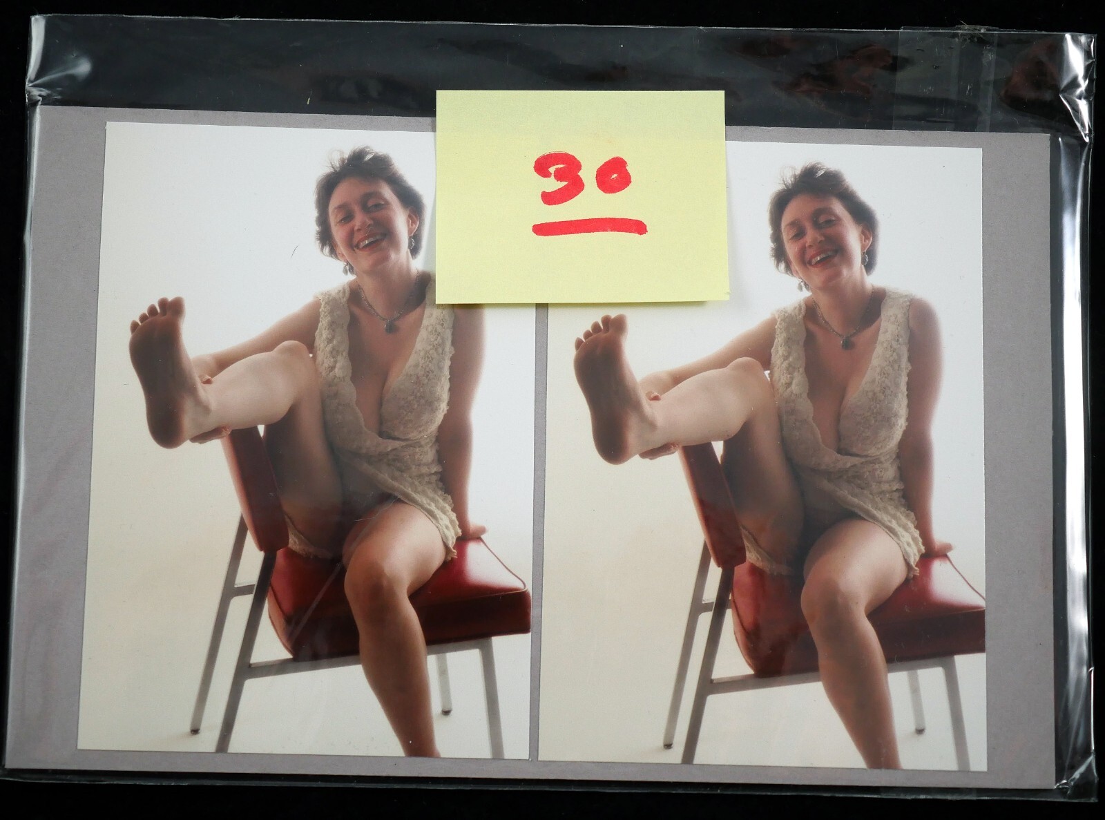 Boris Starosta 3D Stereoview – Venice 204 – Seated nude – signed 2002 #30