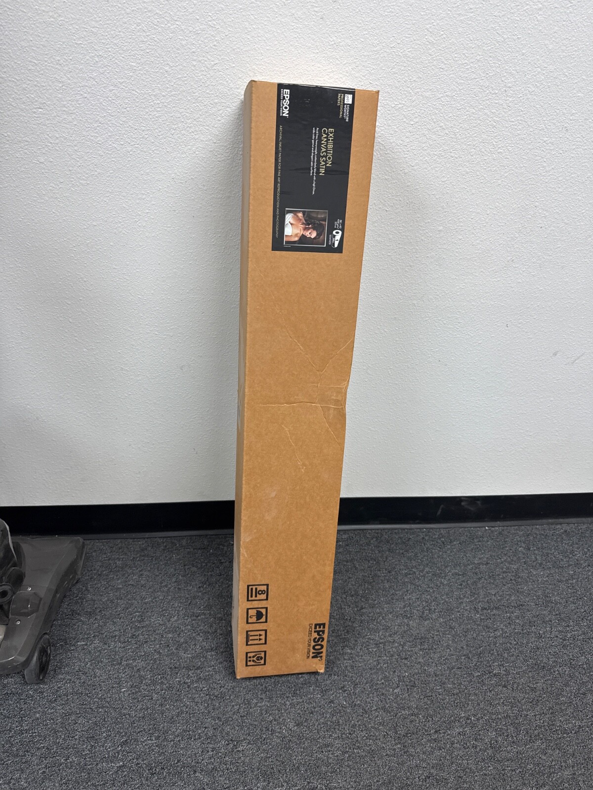 Epson Archival inkjet paper for fine art, Exhibition Canvas Satin, 44”x40′,23mil