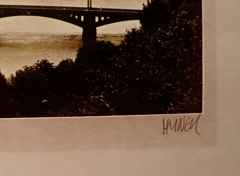Original Artist Signed Fine Art Photograph Vltava, Prague Czech Artist M. Hynek